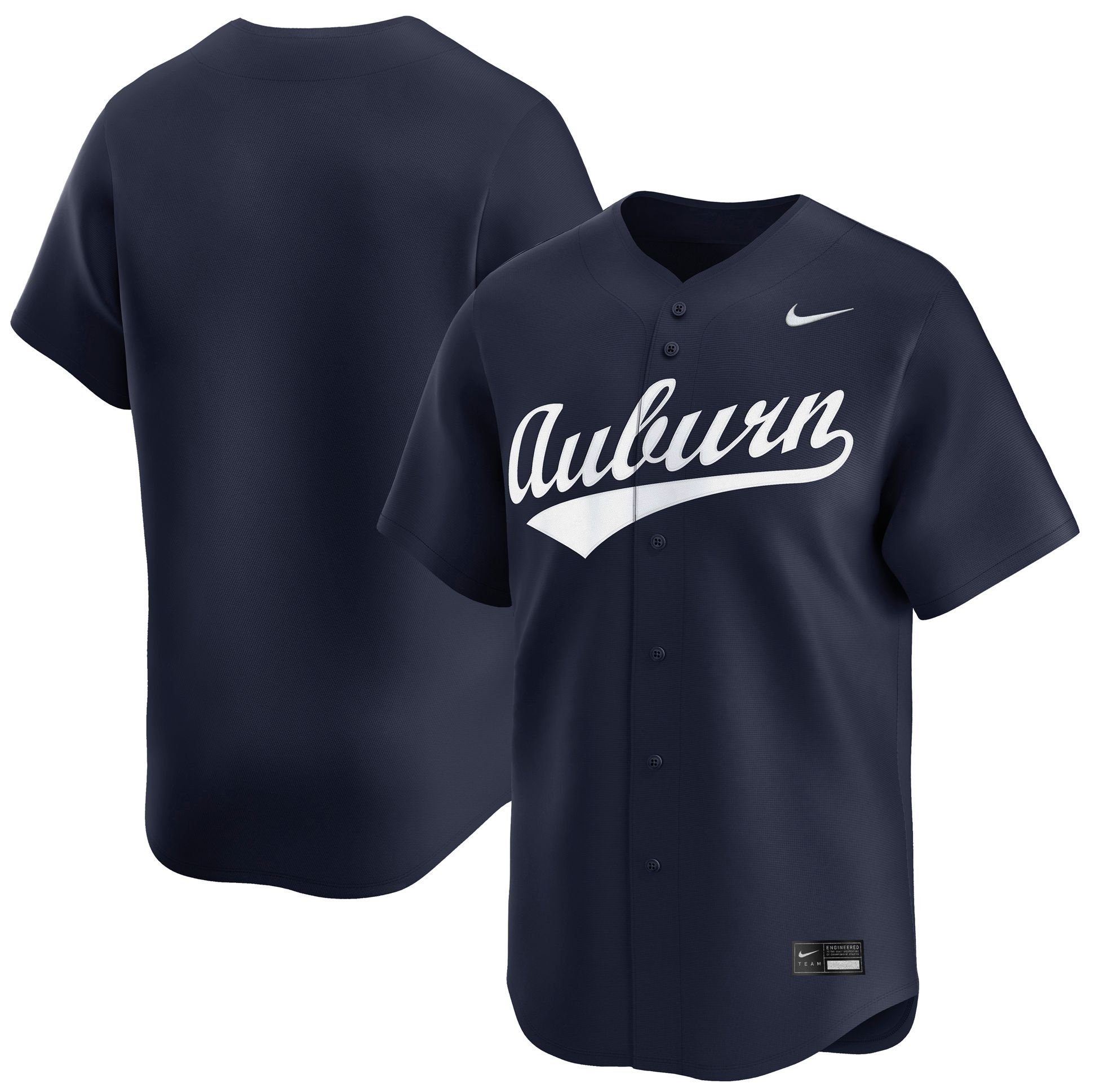 Nike Adult Auburn Tigers Navy Replica Baseball Jersey product image