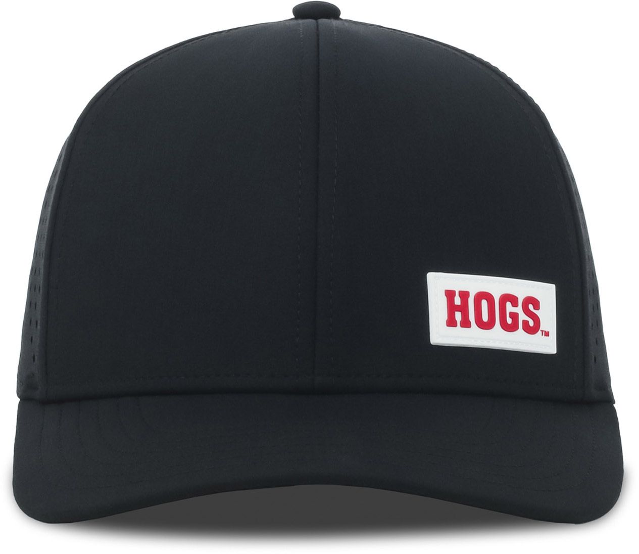 JUNK Brands Adult Arkansas Razorbacks Black Hogs Surge Adjustable Hat product image