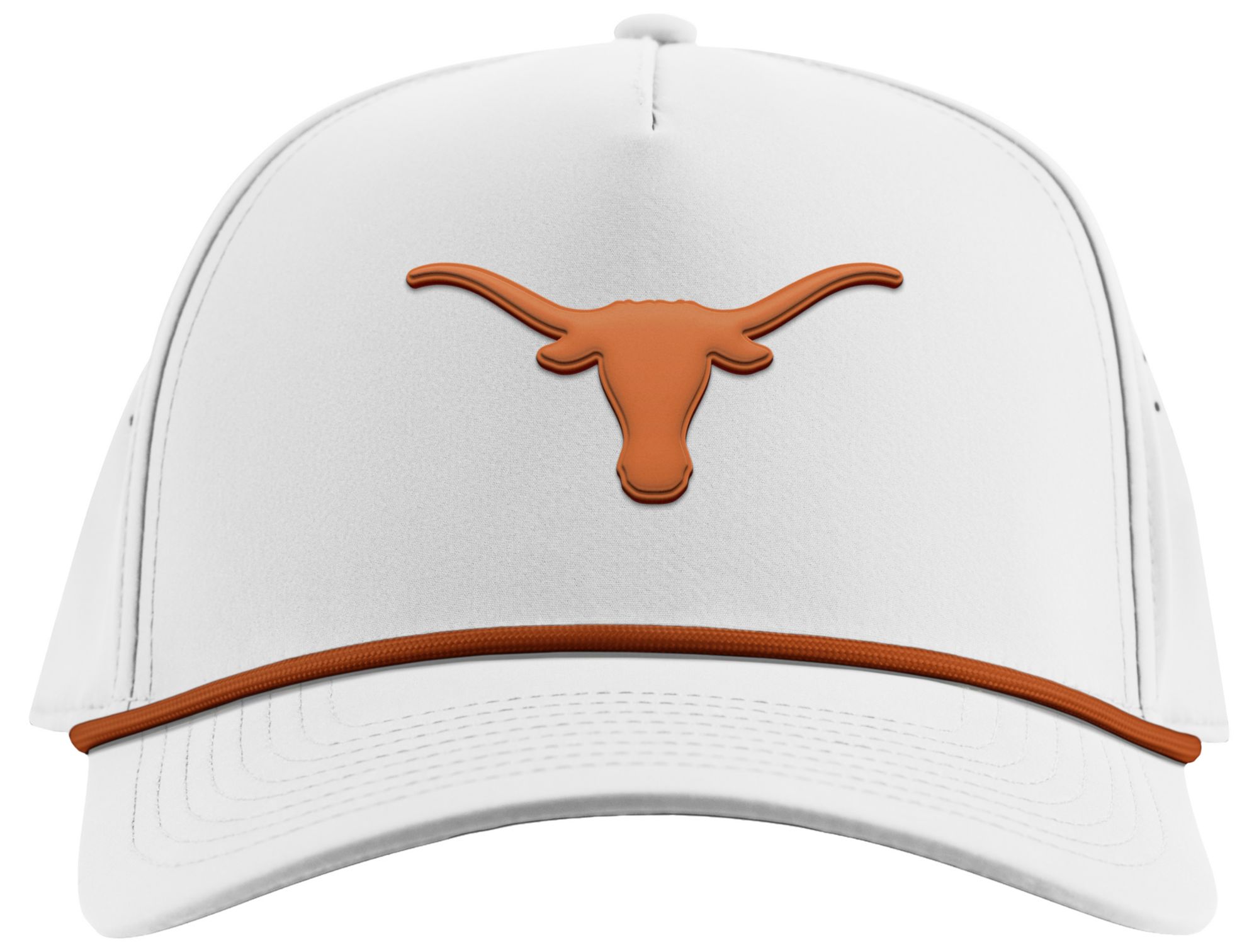 Branded Bills Adult Texas Longhorns White Five Panel Rope Adjustable Snapback Hat product image