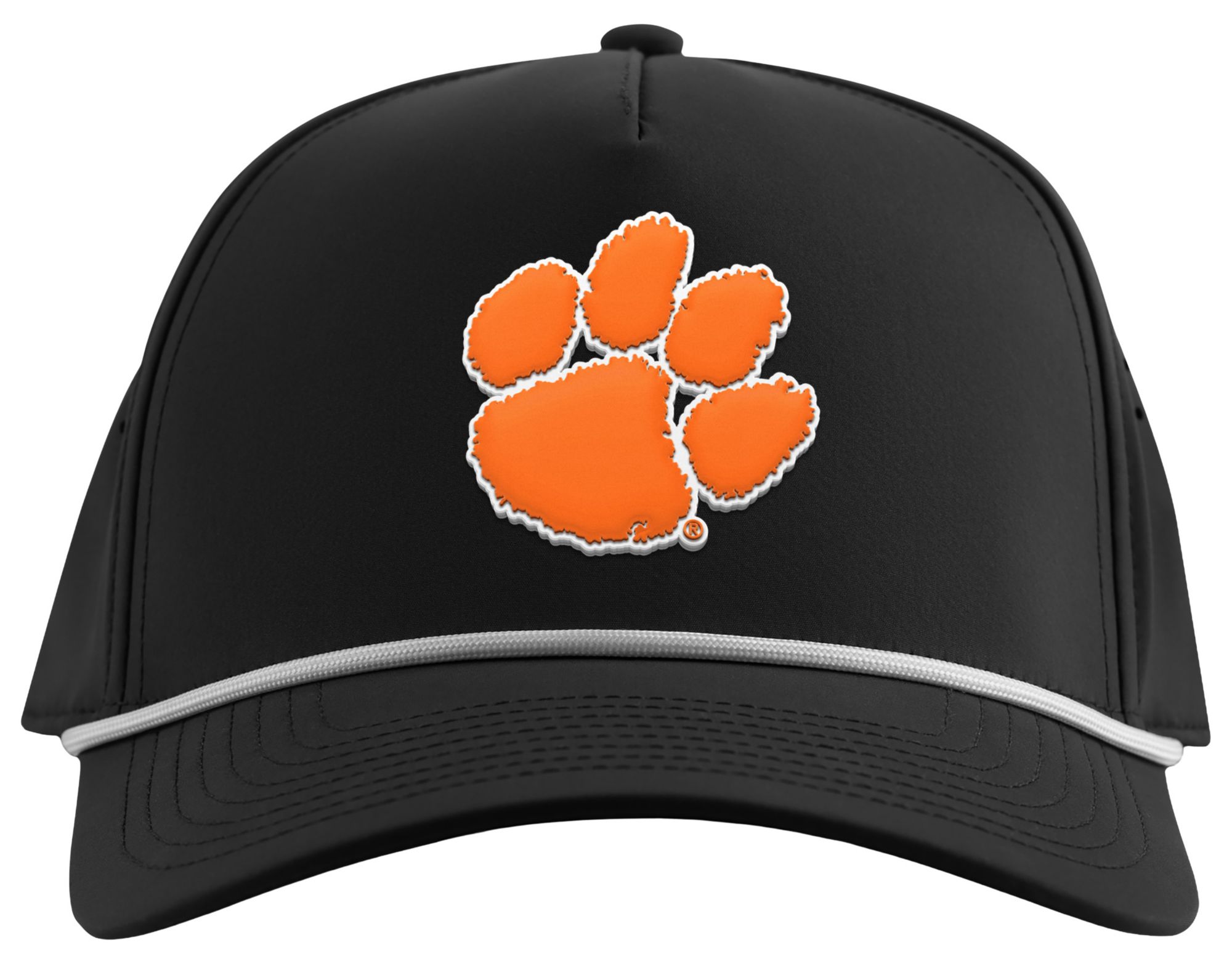 Branded Bills Adult Clemson Tigers Black Five Panel Rope Adjustable Snapback Hat product image