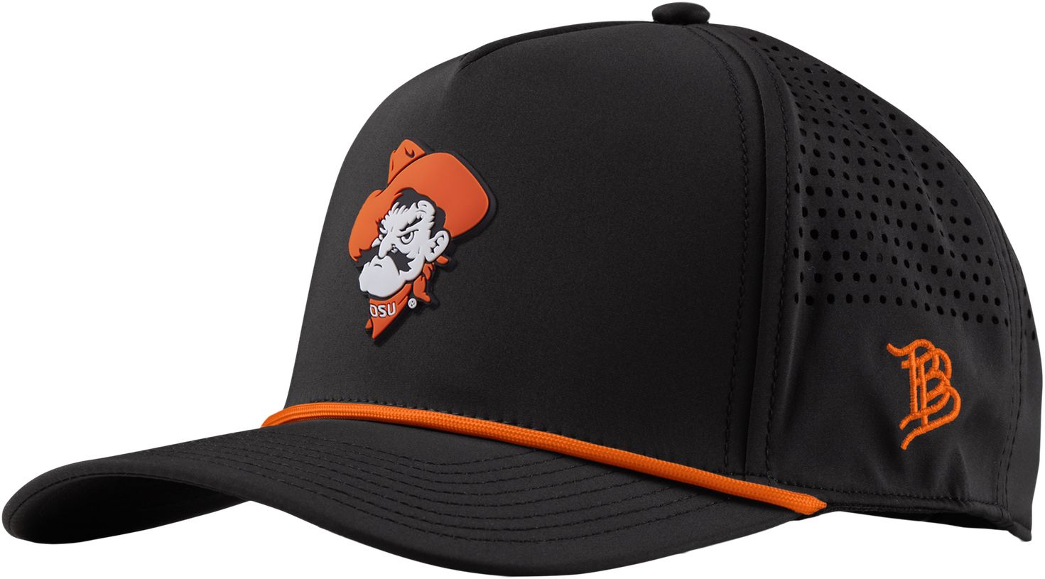 Branded Bills Adult Oklahoma State Cowboys Black 5 Panel Rope Snapback Adjustable Hat product image
