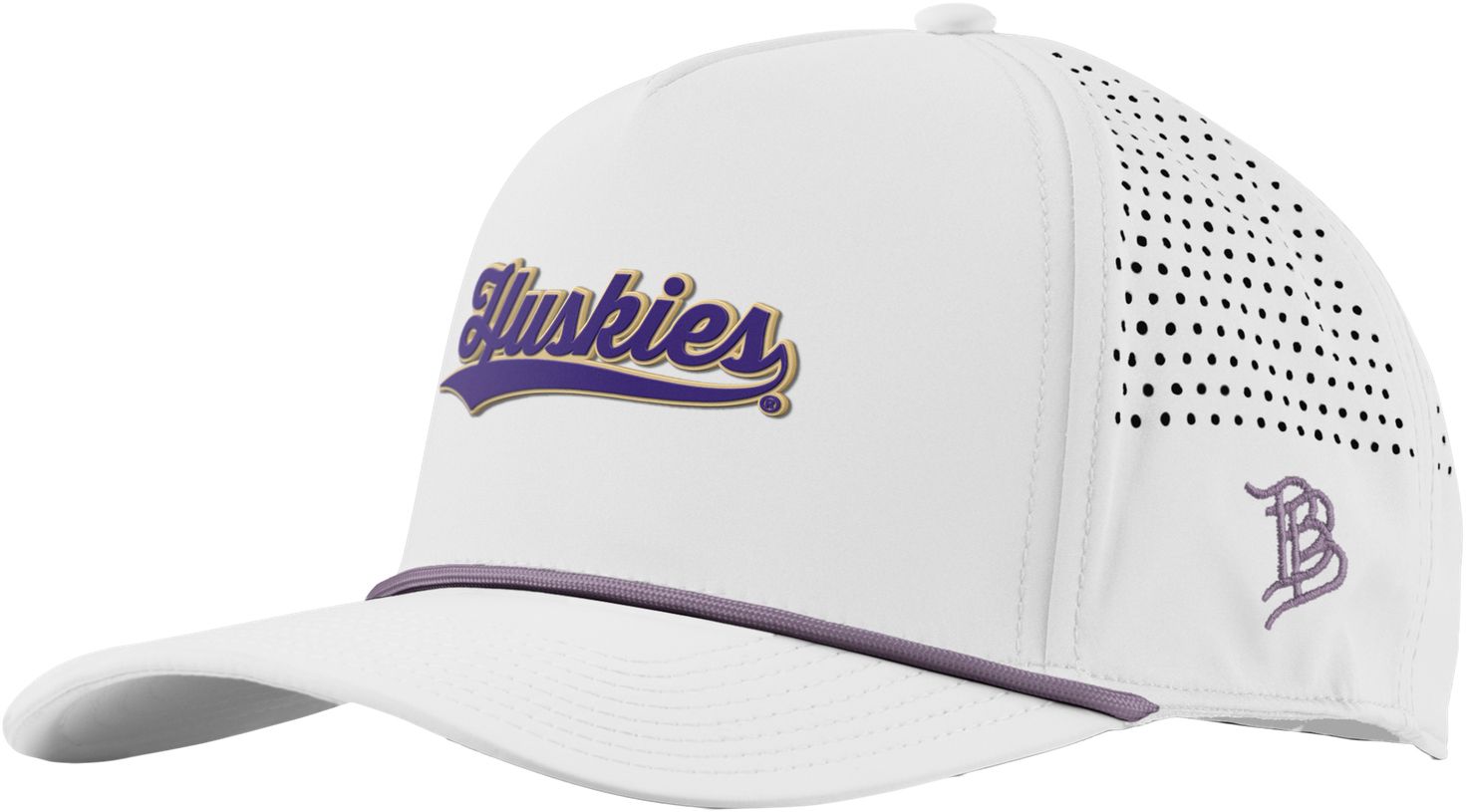 Branded Bills Adult Washington Huskies White 5 Panel Rope Snapback Adjustable Hat product image