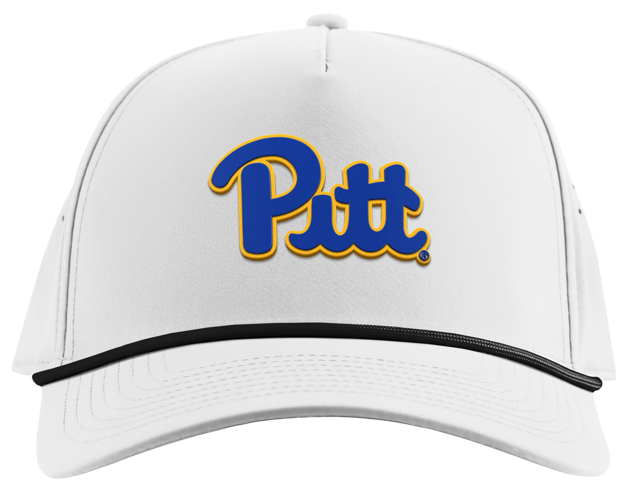 Branded Bills Adult Pitt Panthers White Five Panel Rope Adjustable Snapback Hat product image