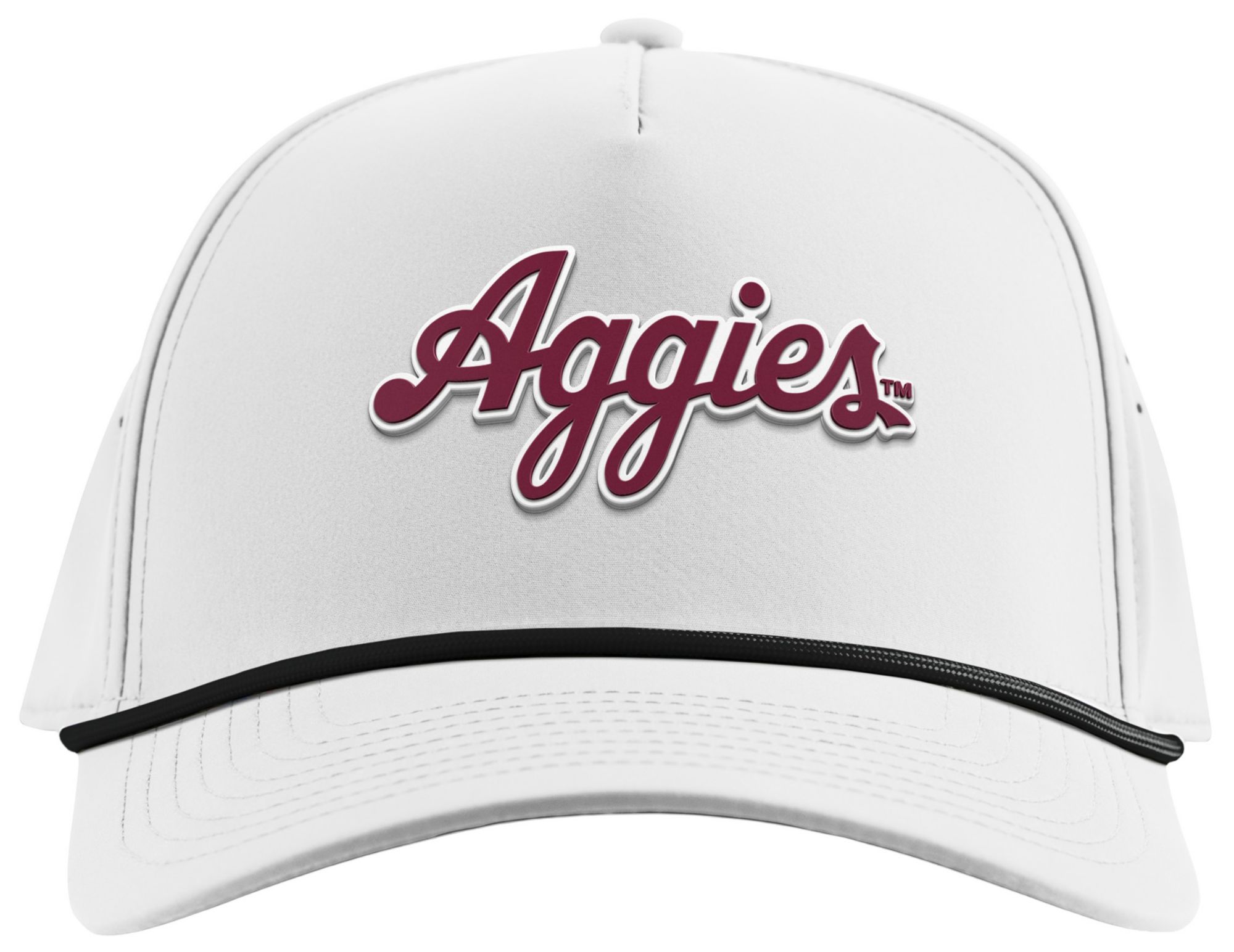 Branded Bills Adult Texas A&M Aggies White Aggies Rope Snapback Adjustable Hat product image
