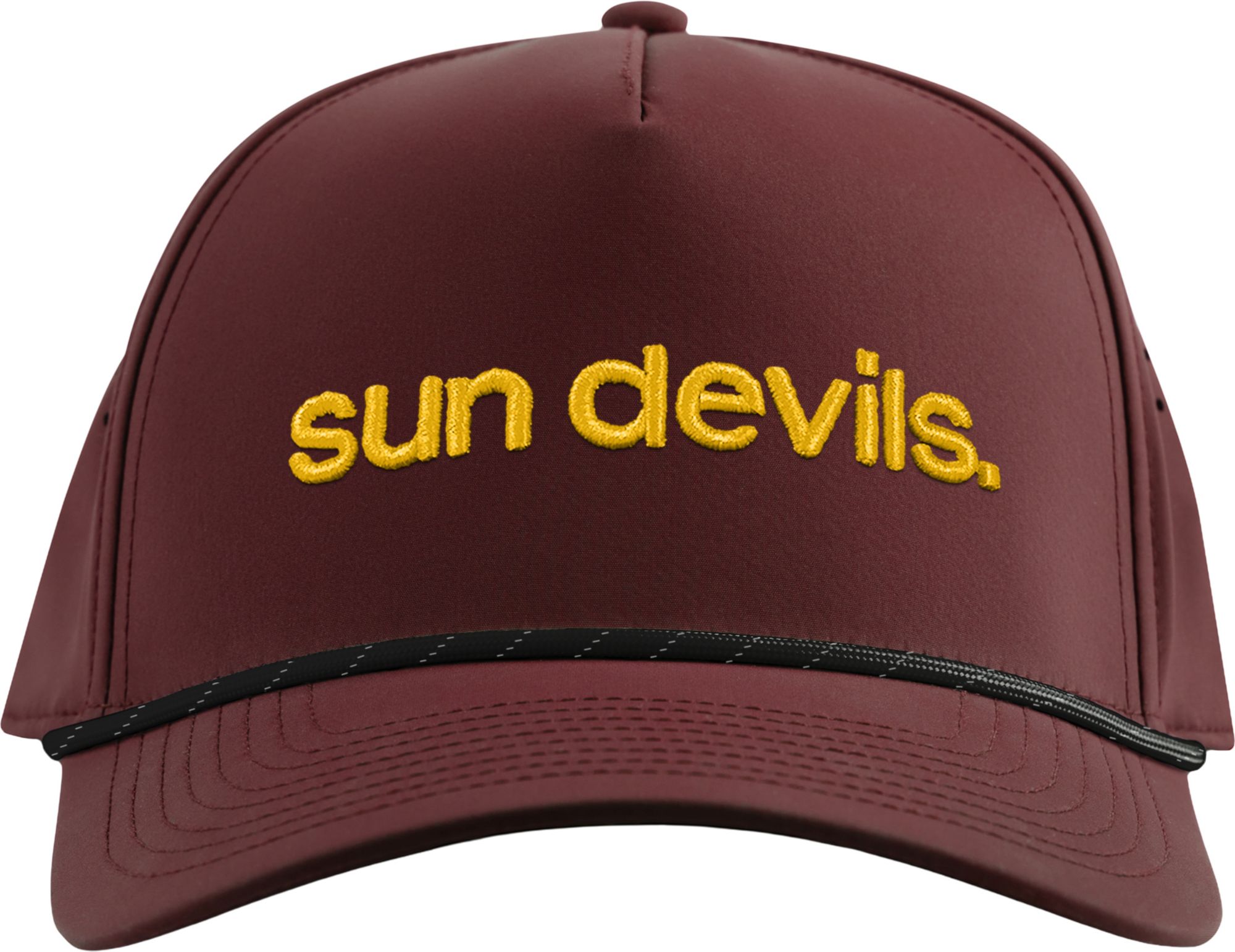Branded Bills Adult Arizona State Sun Devils Maroon 5-Panel Rope Statement Snapback product image