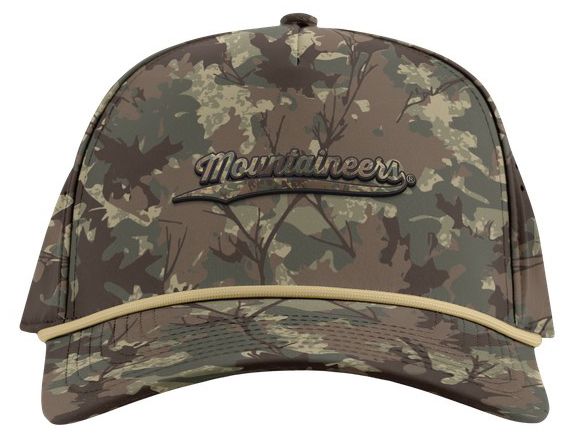 Branded Bills Adult West Virginia Mountaineers Camo Tonal Rope Snapback Adjustable Hat product image