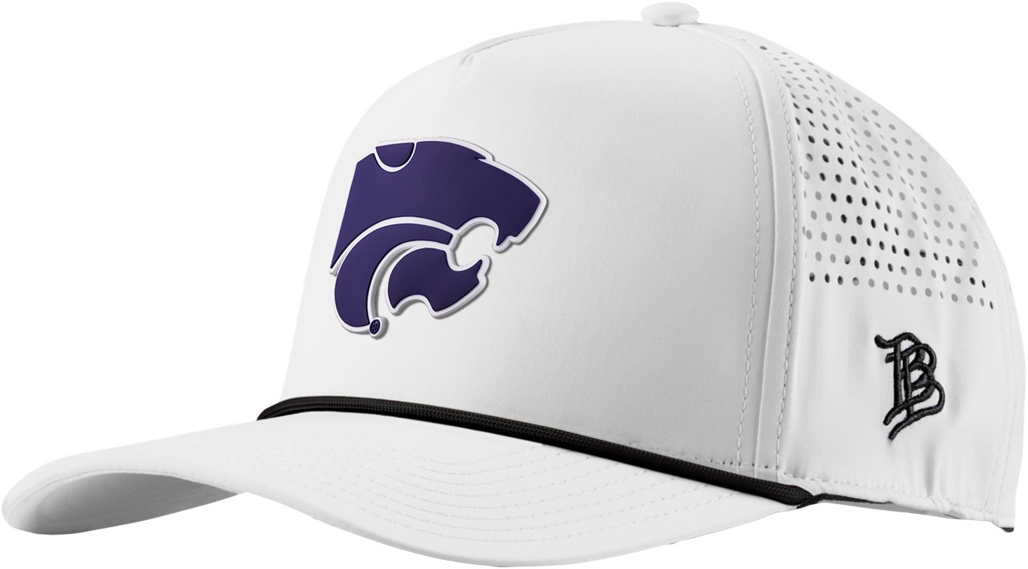 Branded Bills Adult Kansas State Wildcats White 5 Panel Rope Snapback Adjustable Hat product image