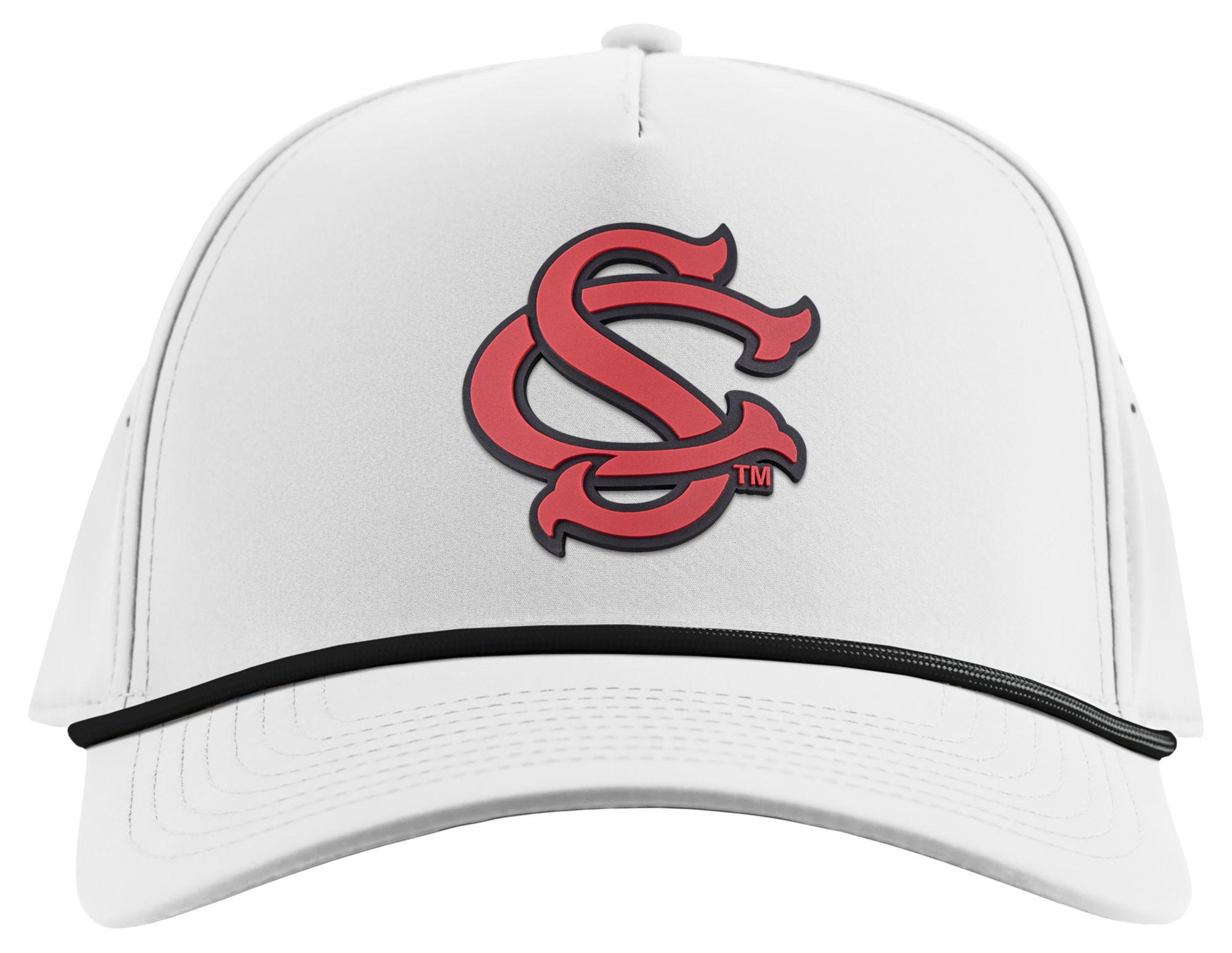 Branded Bills Adult South Carolina Gamecocks White Performance Adjustable Dad Hat product image