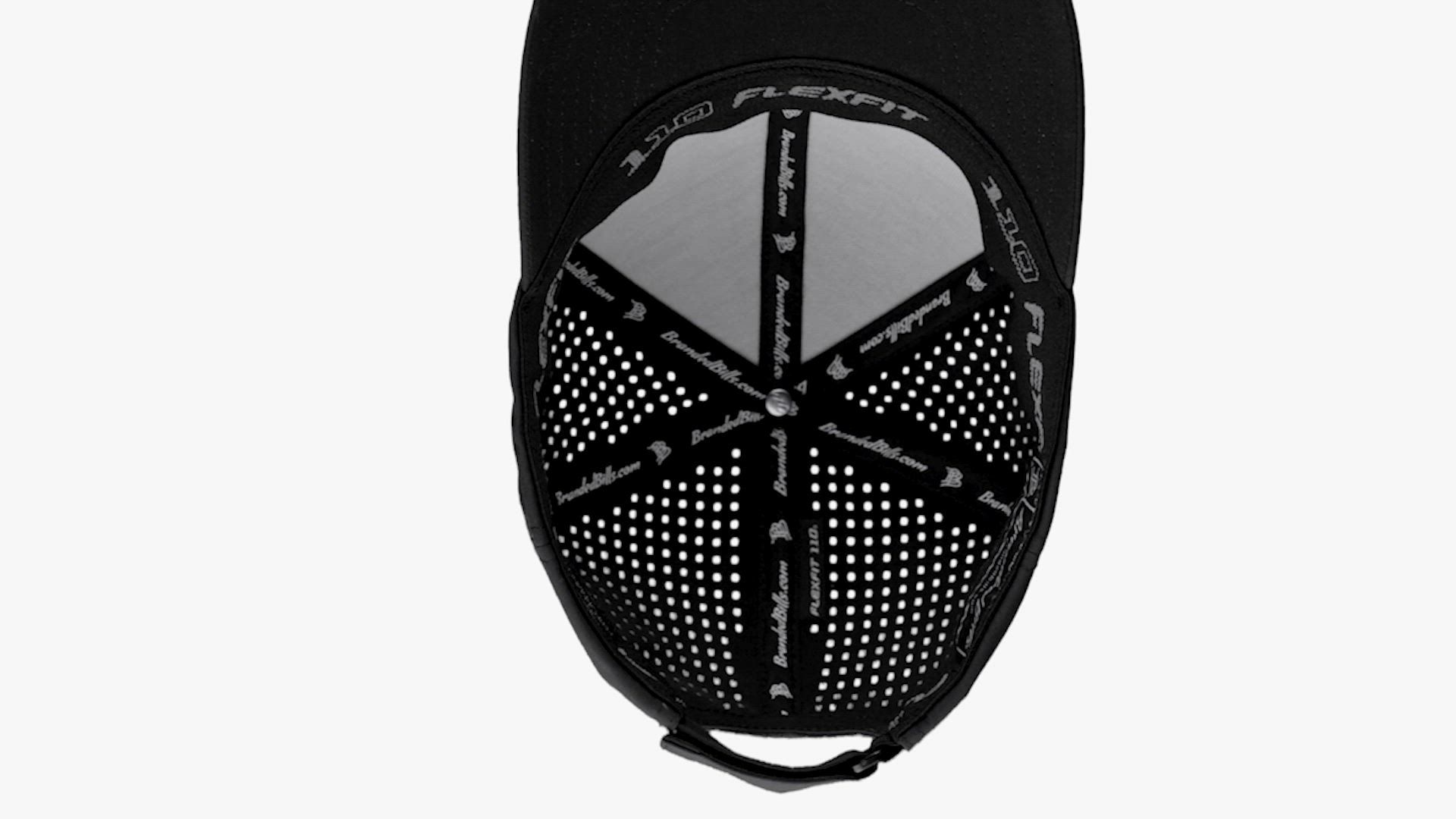 Branded Bills Adult Tennessee Volunteers Black Curved Performance Adjustable Hat product