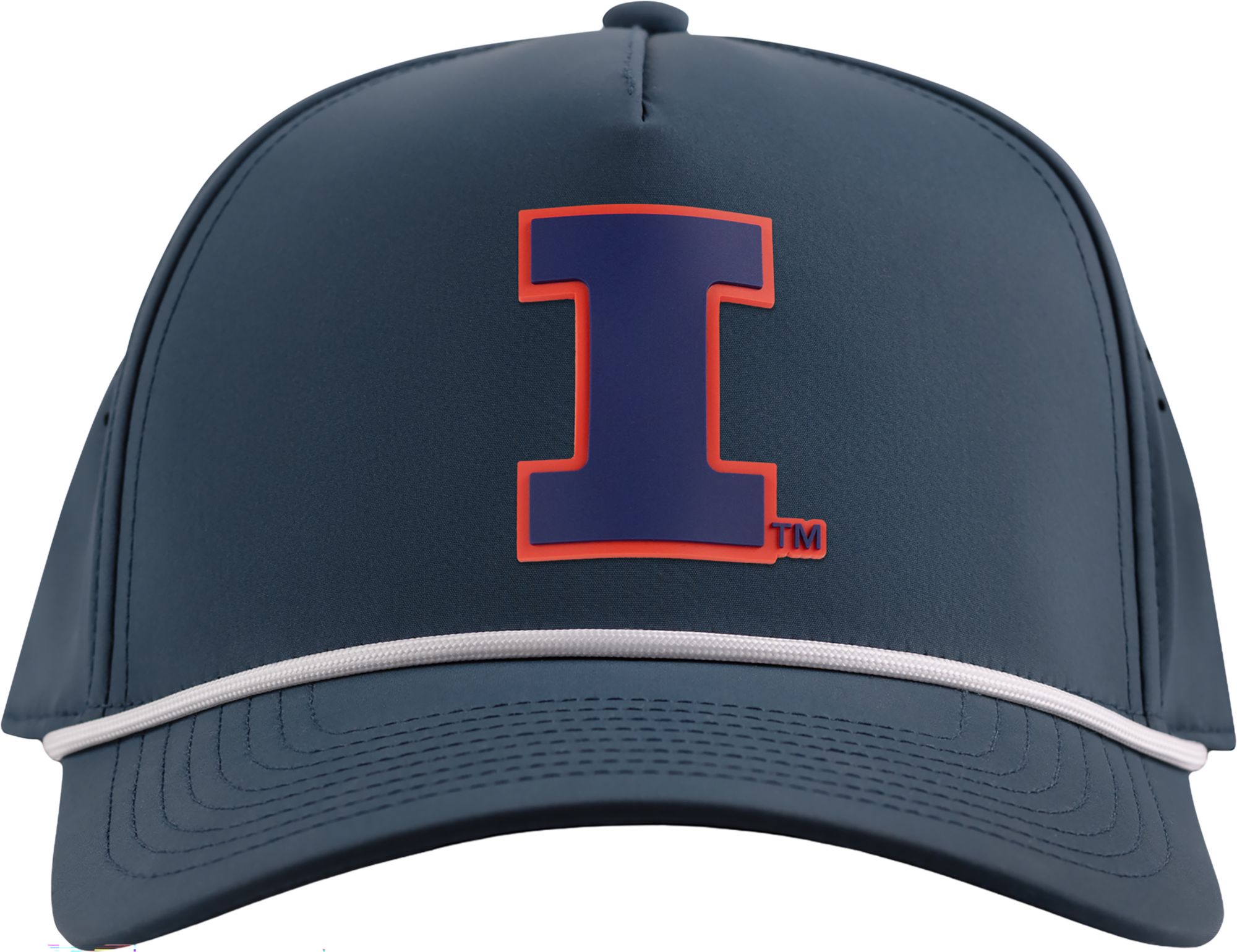 Branded Bills Adult Illinois Fighting Illini Navy Logo Rope Adjustable Snapback Hat product image