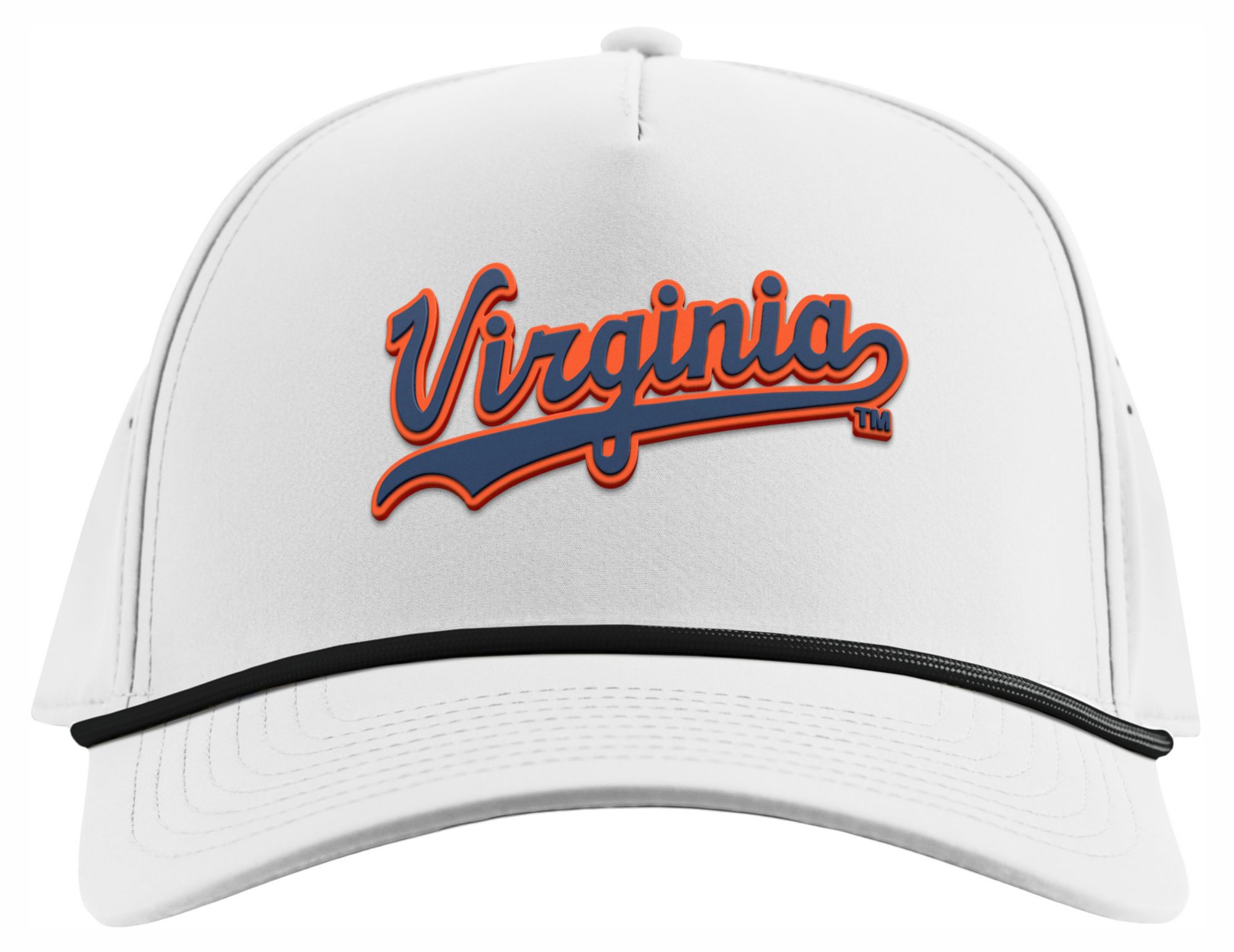 Branded Bills Adult Virginia Cavaliers White 5-Panel Rope Snapback product image
