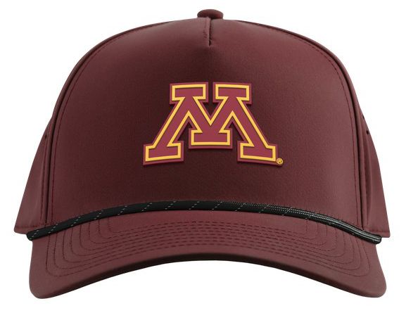 Branded Bills Adult Minnesota Golden Gophers Maroon Logo Rope Snapback Adjustable Hat product image