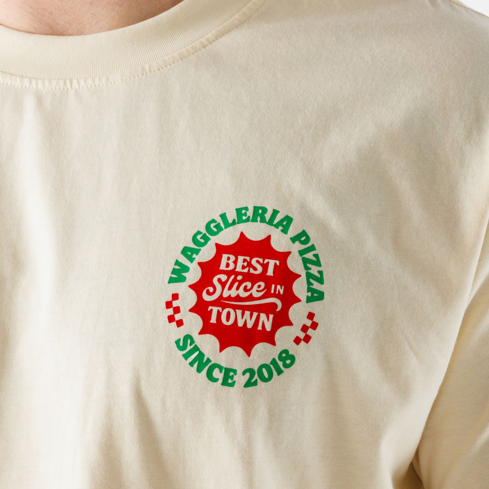 Waggle Men's Waggleria Pizza Golf T-Shirt product image