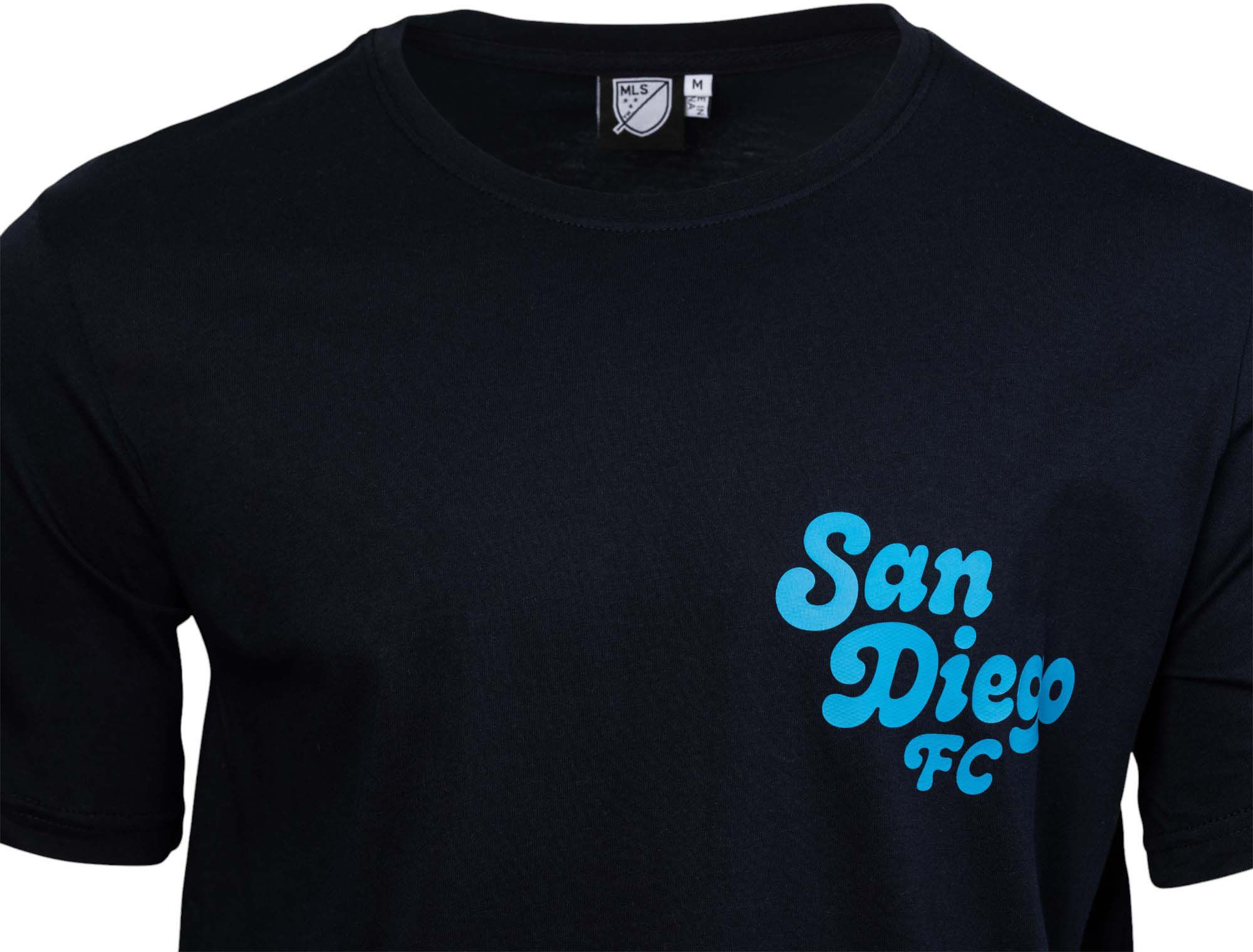 Sport Design Sweden Men's San Diego FC Navy Script T-Shirt product image