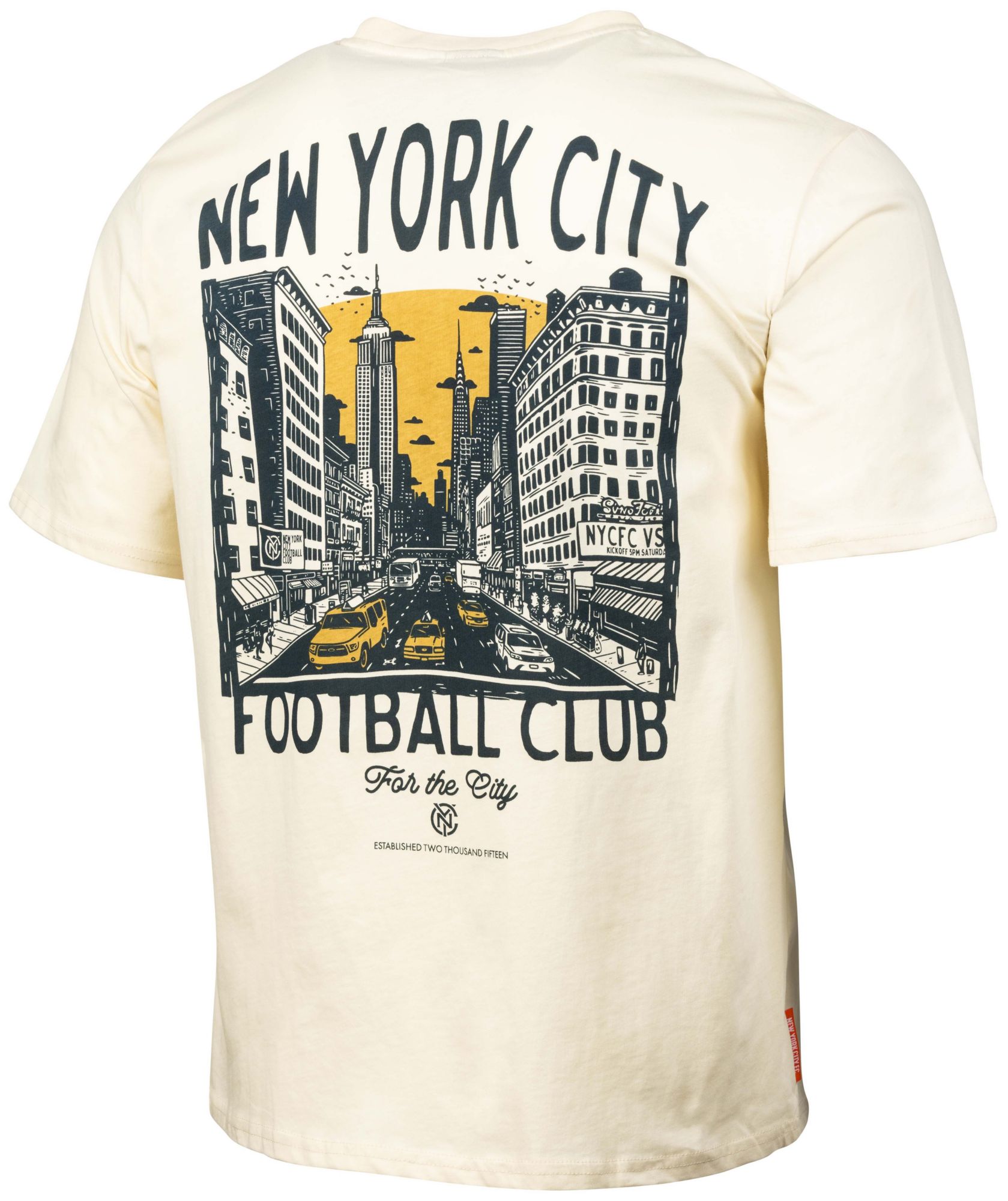 Sport Design Sweden Men's New York City FC Cream Everyday Relax T-Shirt product image