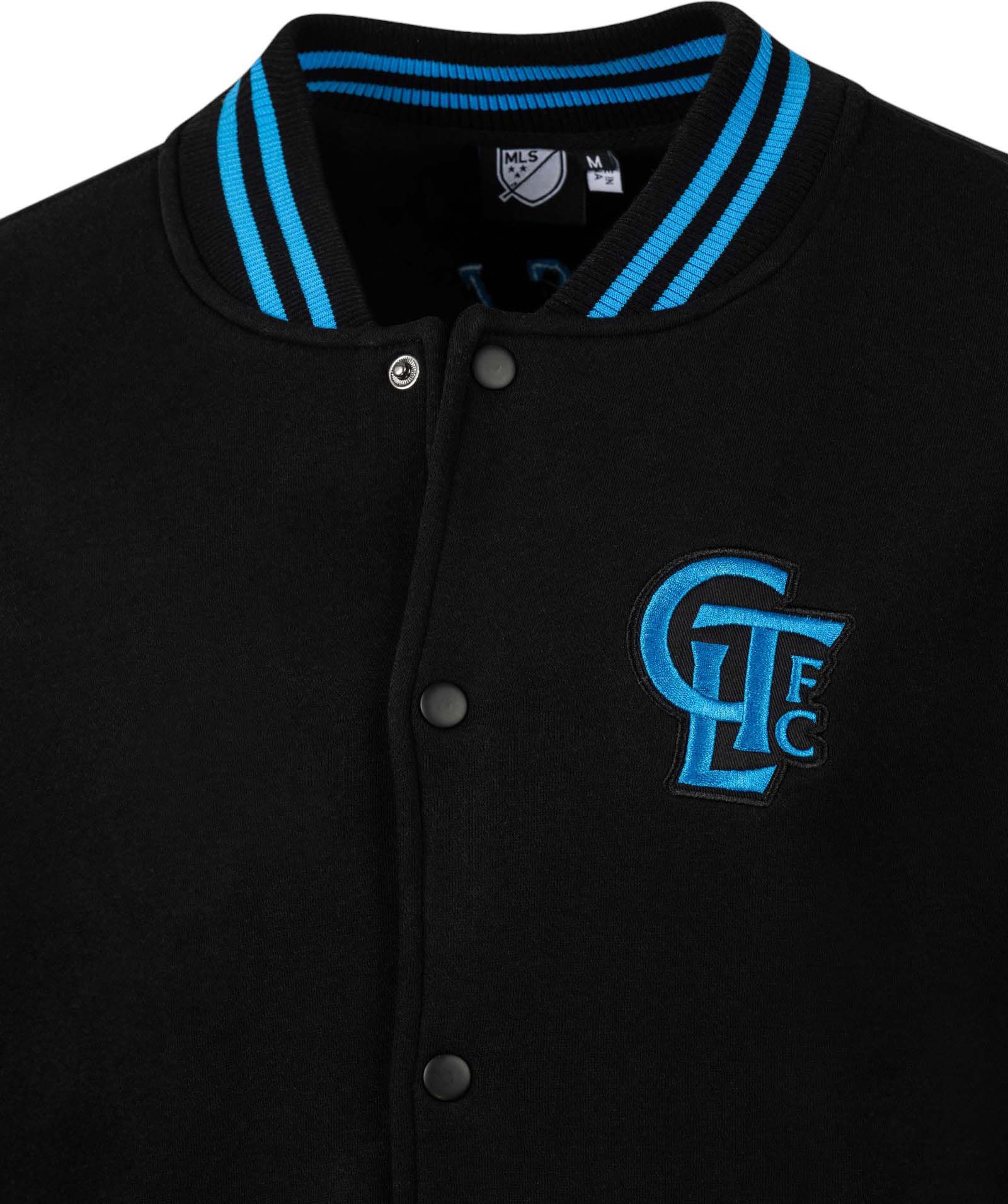 Sport Design Sweden Men's Charlotte FC Black Varsity Jacket product image