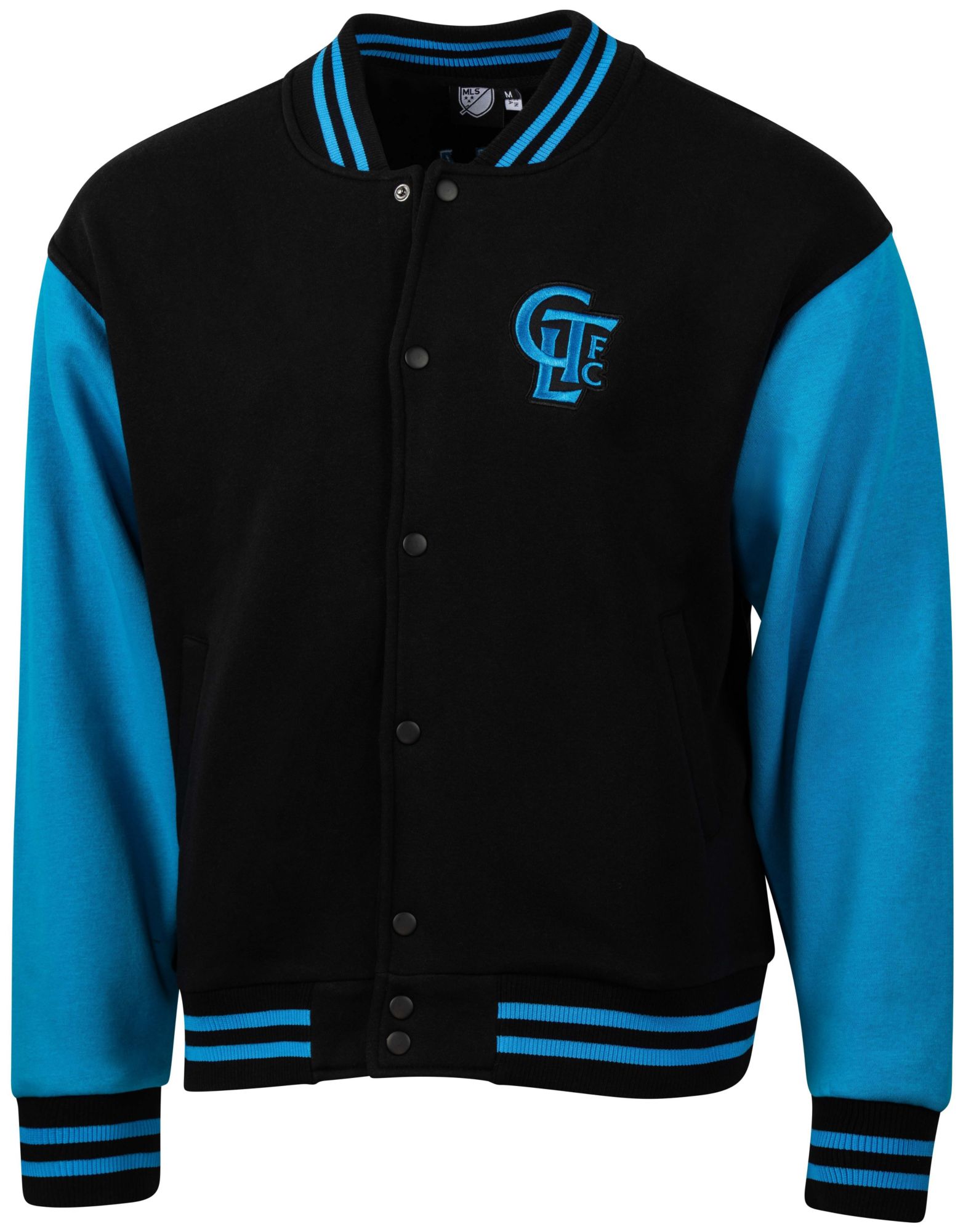 Sport Design Sweden Men's Charlotte FC Black Varsity Jacket product image