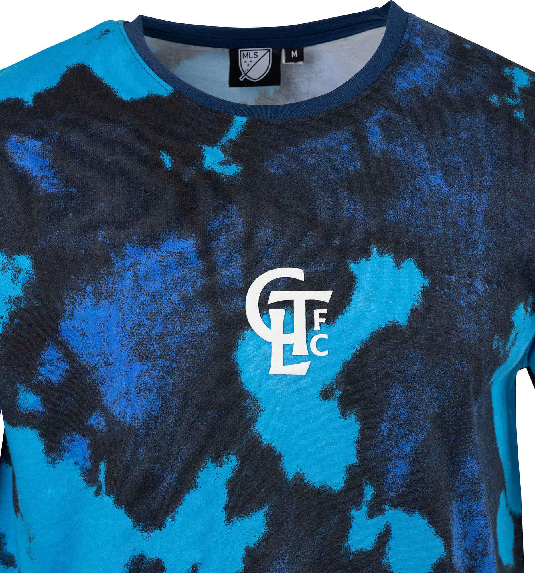 Sport Design Sweden Men's Charlotte FC Blue Acid Stream T-Shirt product image