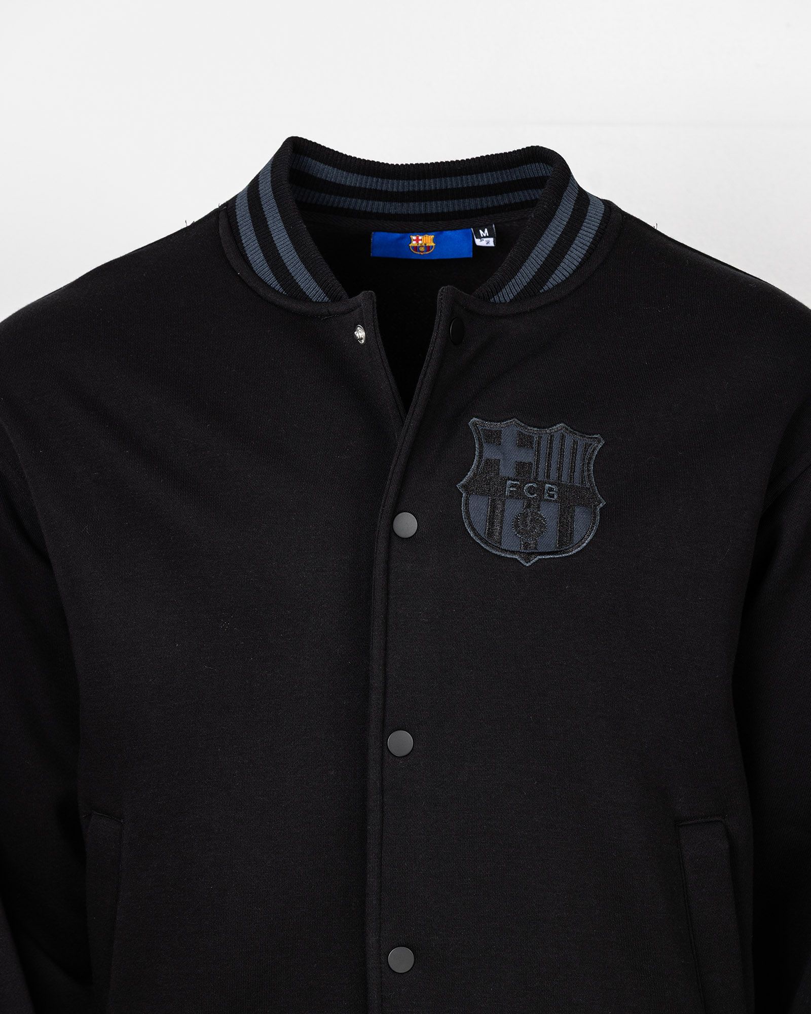 Sport Design Sweden Men's Barcelona Black Free Kick Button-Up Sweater product image