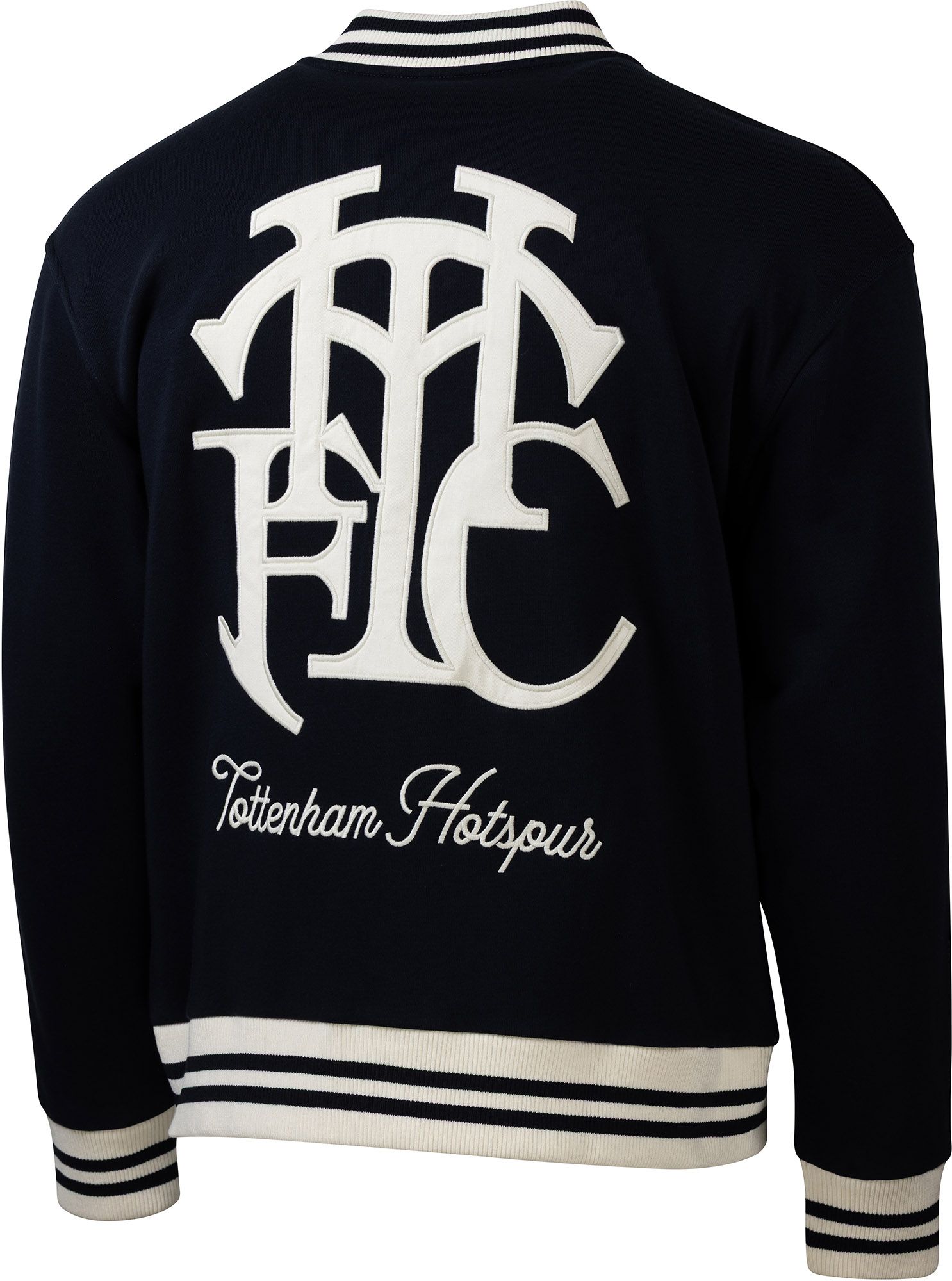 Sport Design Sweden Men's Tottenham Hotspur Navy Free Kick Varsity Jacket product image