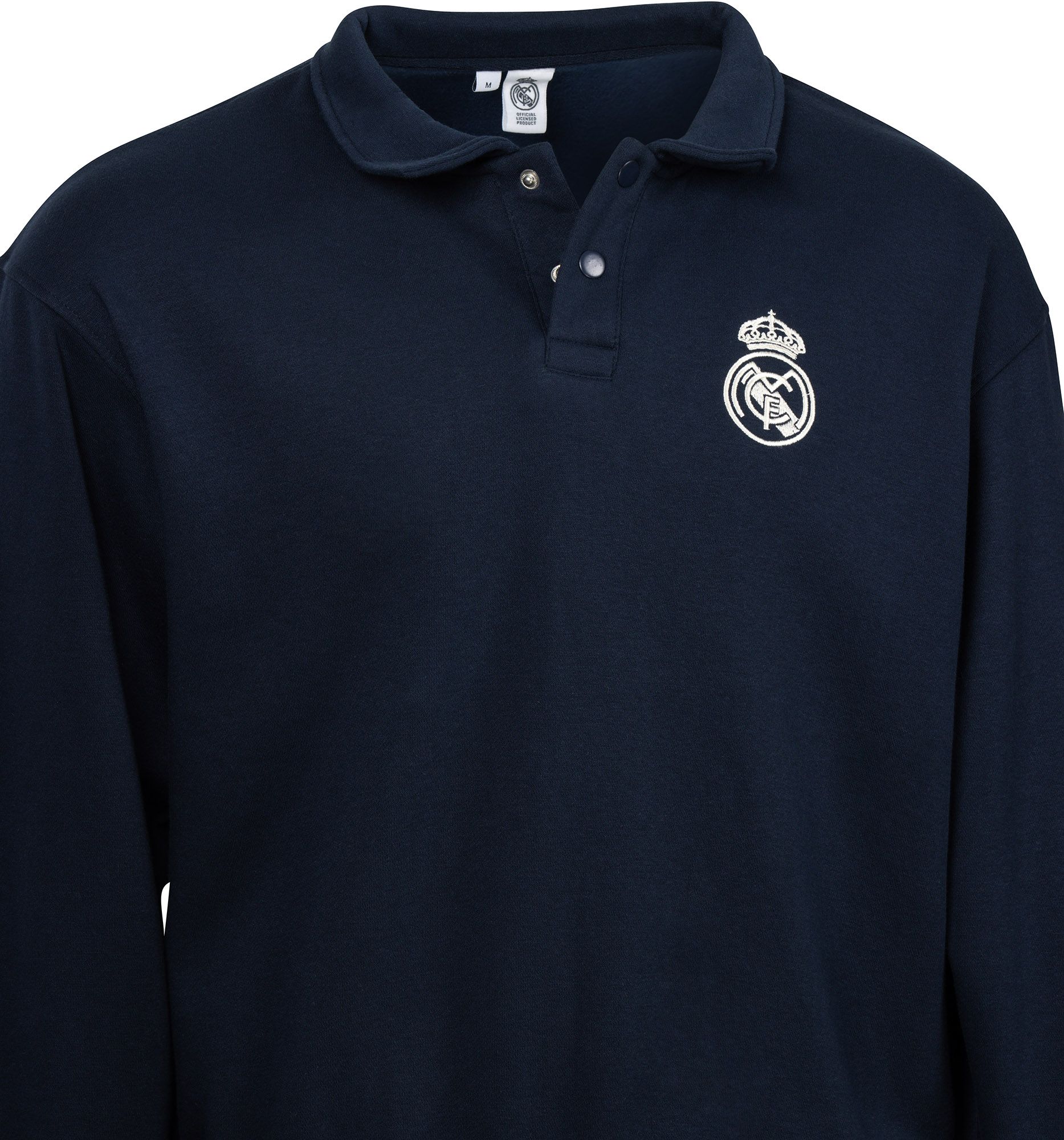Sport Design Sweden Men's Real Madrid Navy Retro Fleece Sweater product image