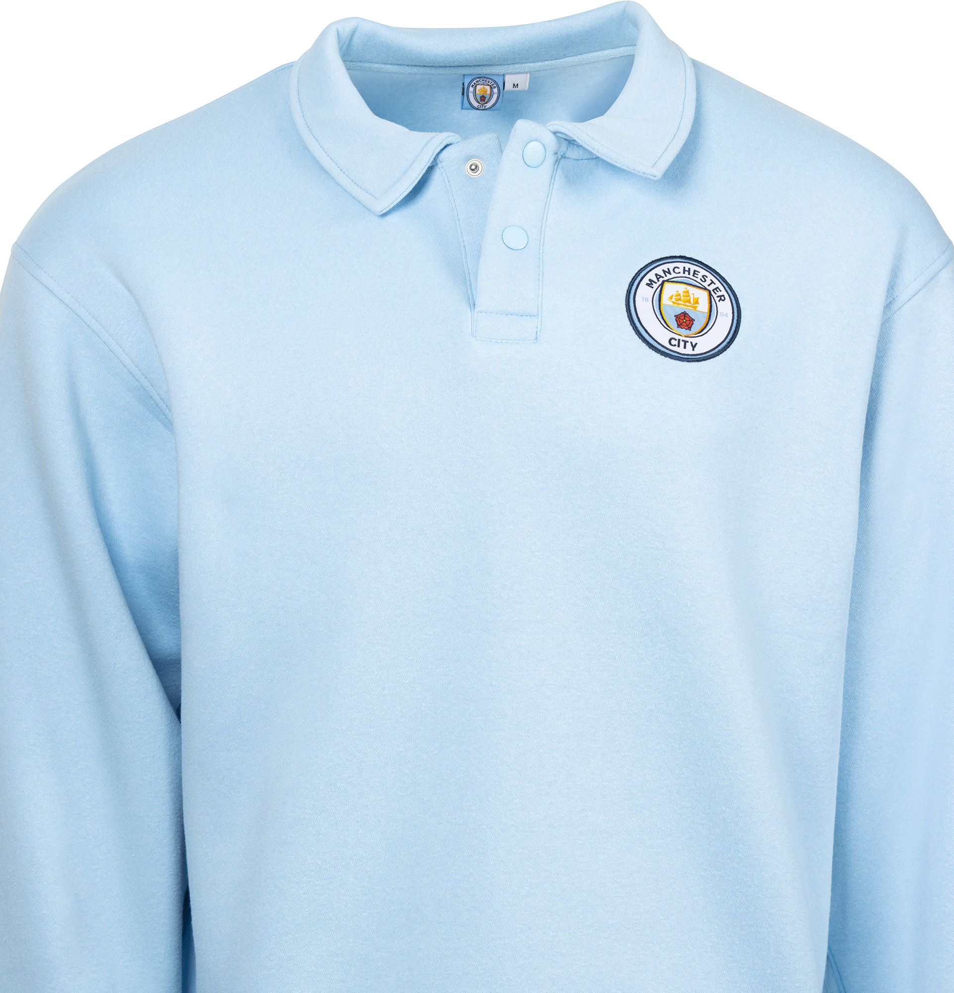 Sport Design Sweden Men's Manchester City Sky Blue Retro Fleece Sweater product image