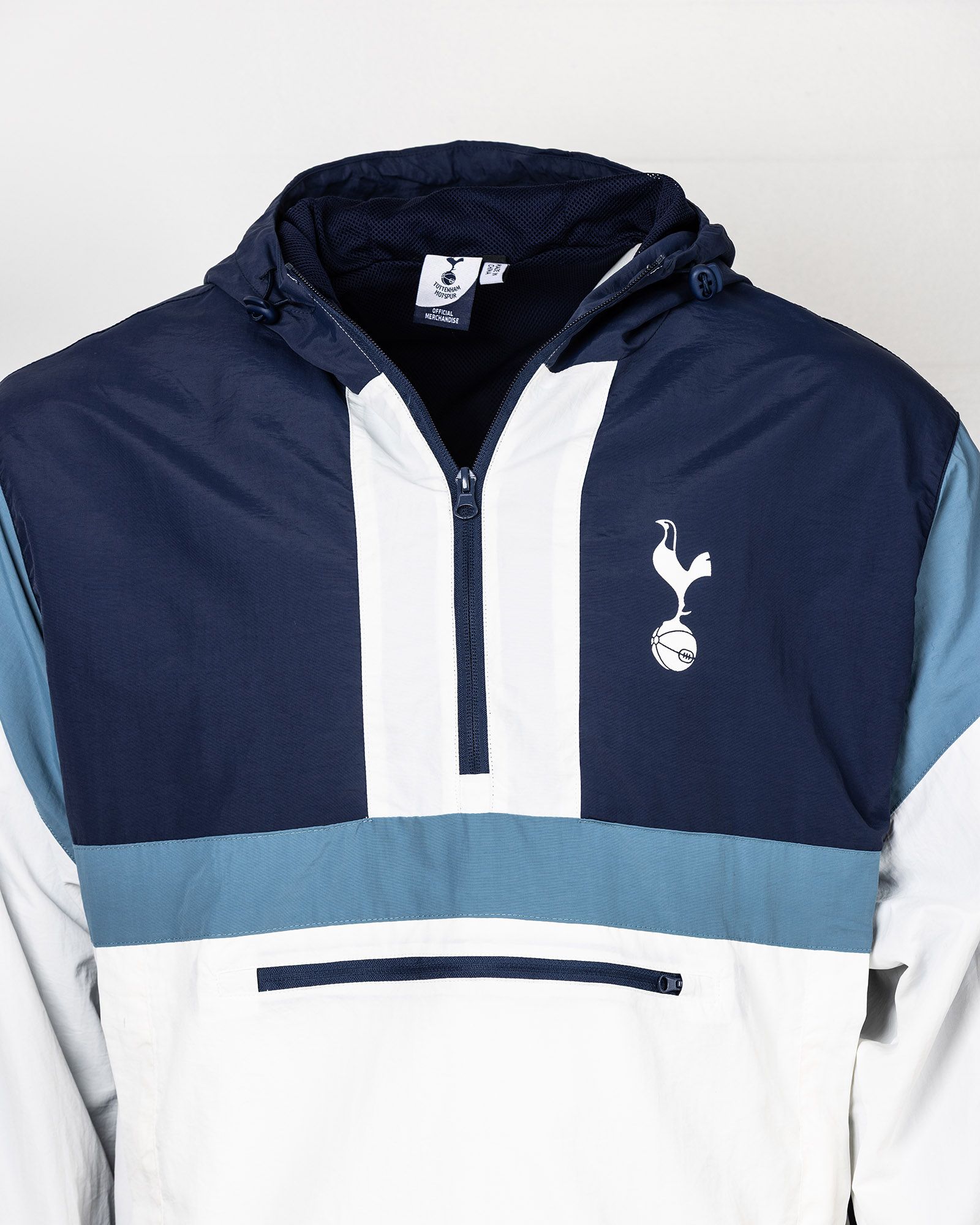 Sport Design Sweden Men's Tottenham Hotspur Navy Anorak Quarter-Zip Pullover Shirt product image