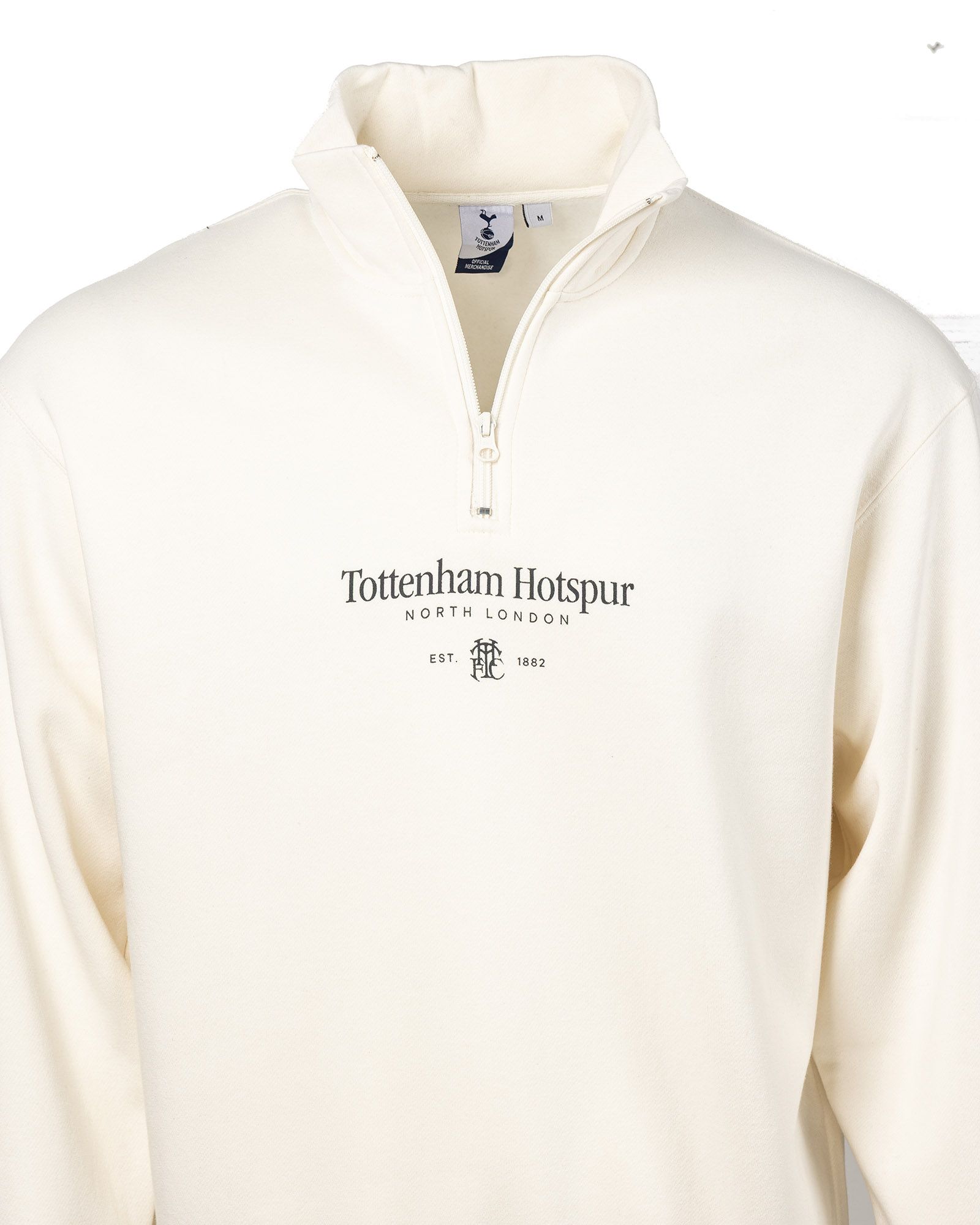 Sport Design Sweden Men's Tottenham Off White 1/2 Zip Hoodie product image