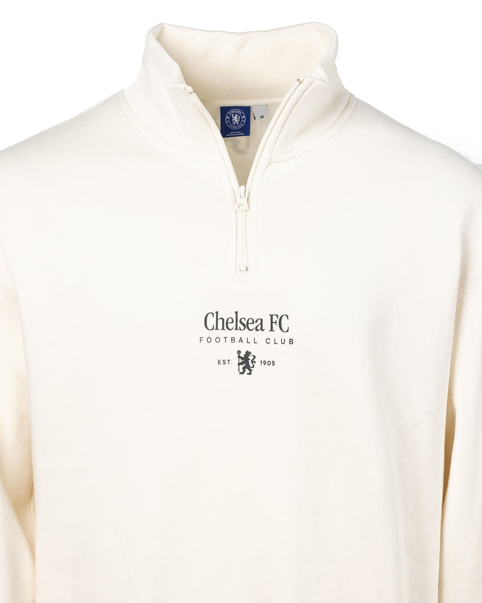 Sport Design Sweden Men's Chelsea FC Off White 1/2 Zip Hoodie product image