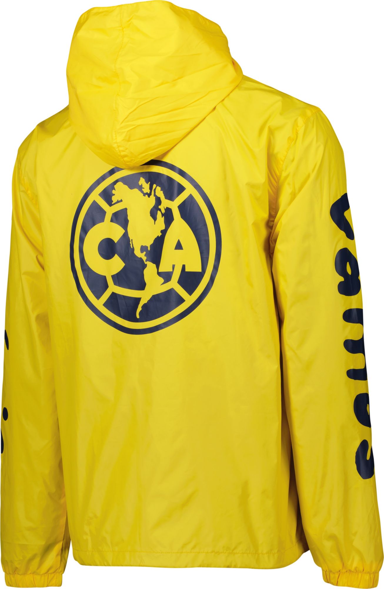 Sport Design Sweden Club America Sleeve Wordmark Yellow Full-Zip Jacket