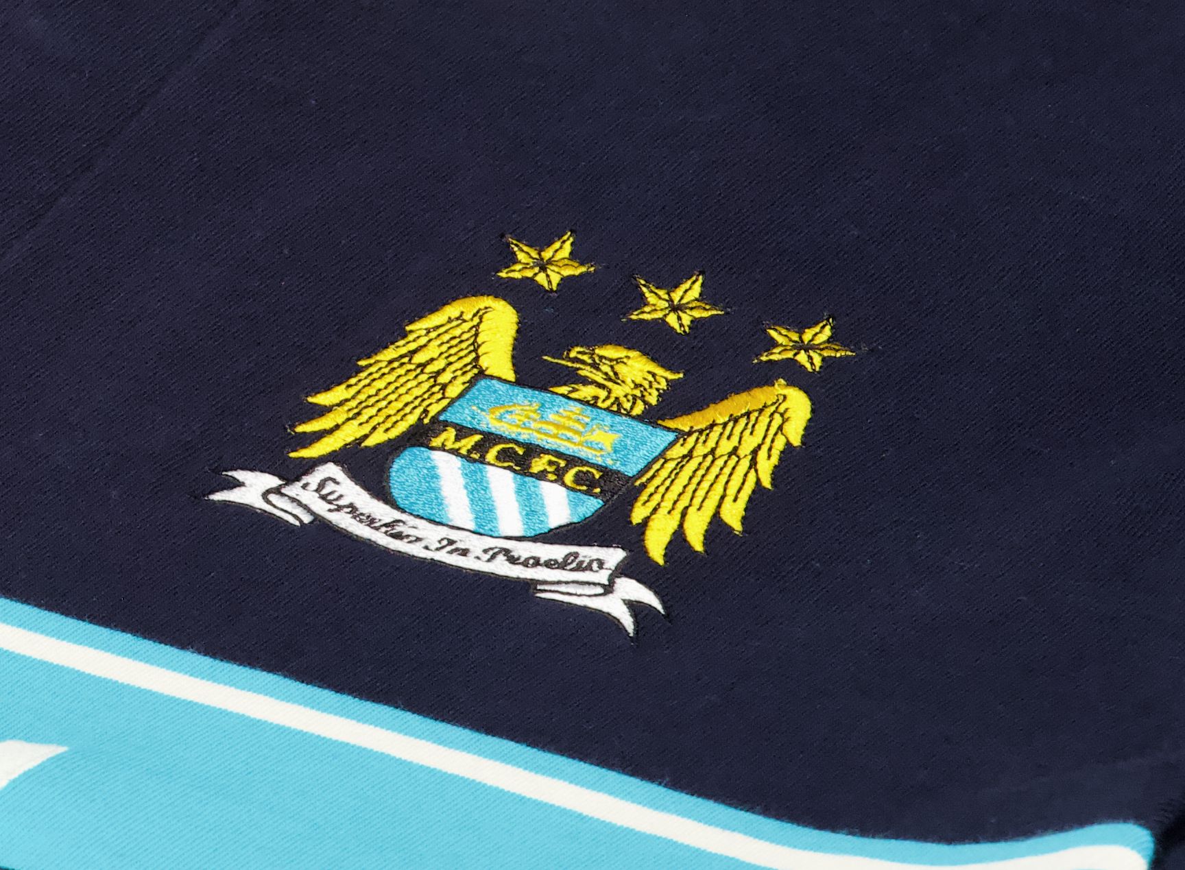 Sport Design Sweden Adult Manchester City 2023-2024 Rugby Navy Long Sleeve Polo product image