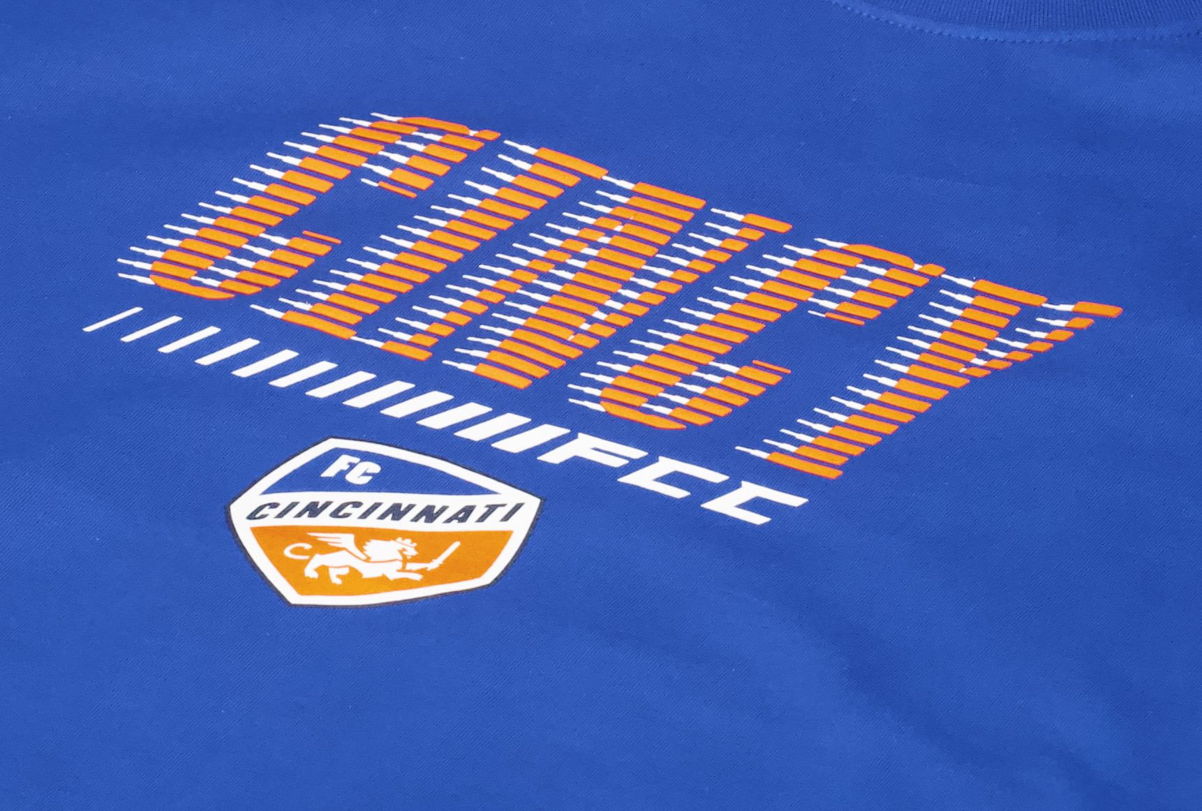 Sport Design Sweden Adult FC Cincinnati 2023-2024 Relaxed Logo Blue T-Shirt product image