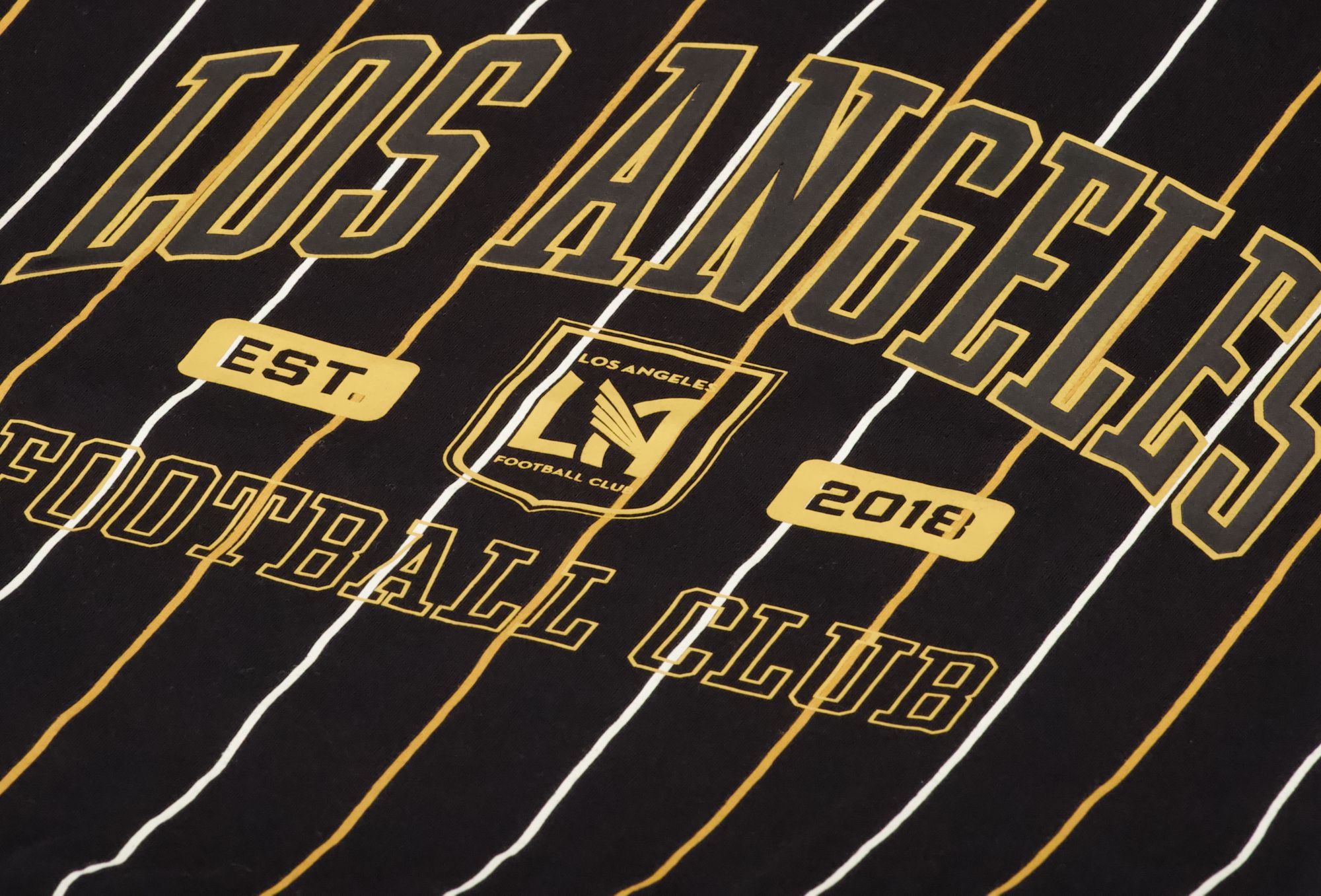 Sport Design Sweden Adult Los Angeles FC 90's Graphic Black T-Shirt product image