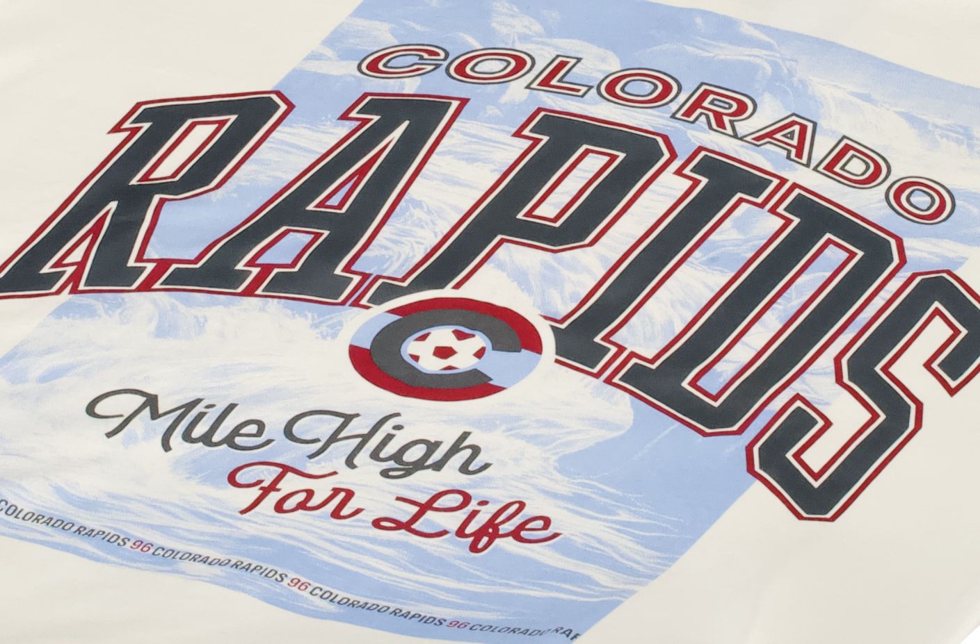 Sport Design Sweden Adult Colorado Rapids 90's Graphic Off White T-Shirt product image