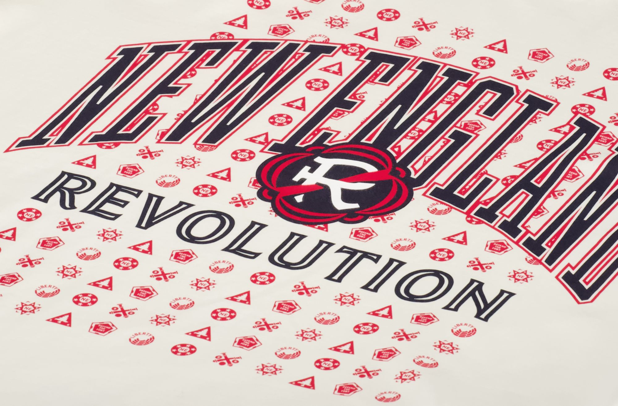 Sport Design Sweden Adult New England Revolution 90's Graphic Off White T-Shirt product image