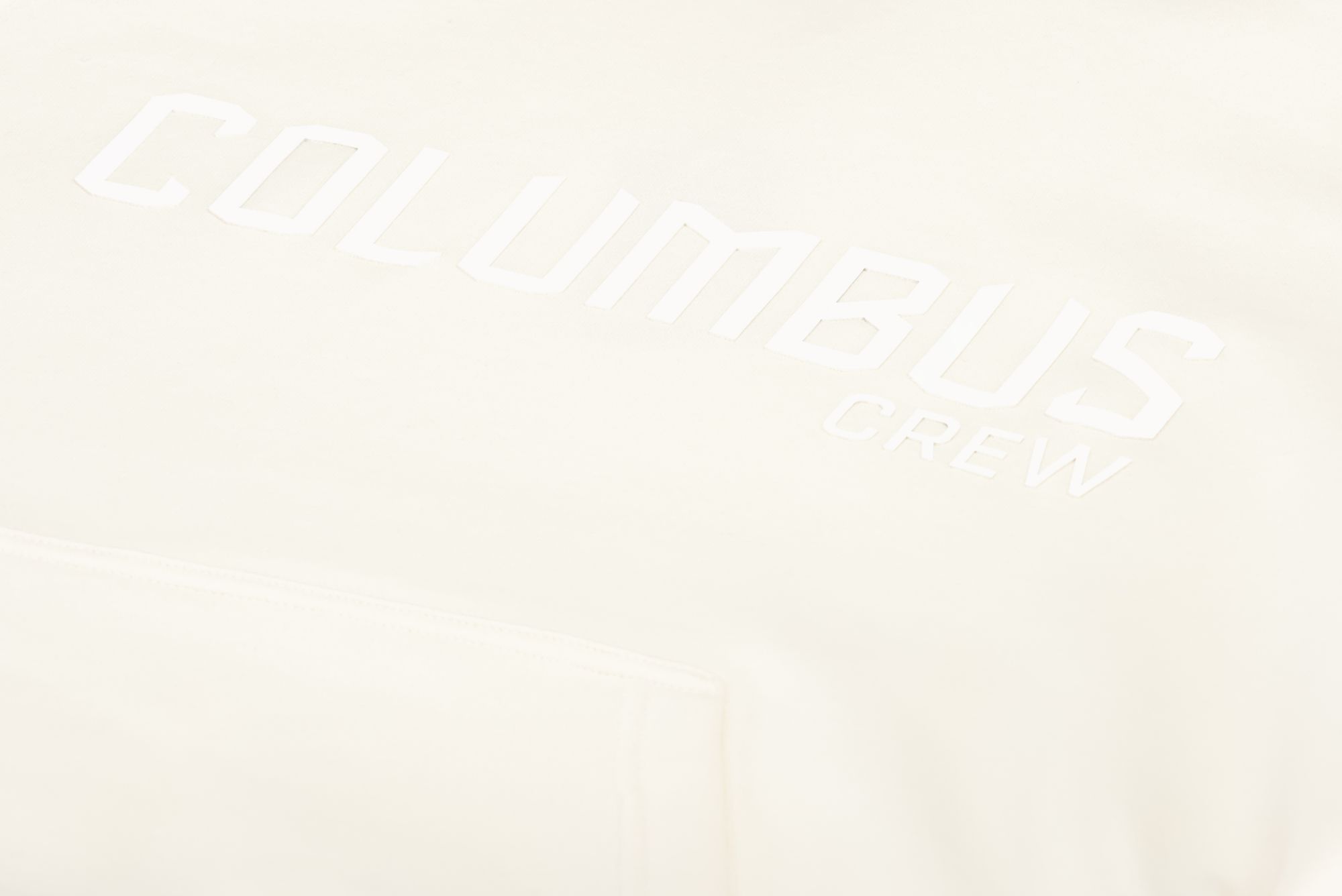 Sport Design Sweden Adult Columbus Crew 2023-2024 Tonal Logo Off White Pullover Hoodie product image