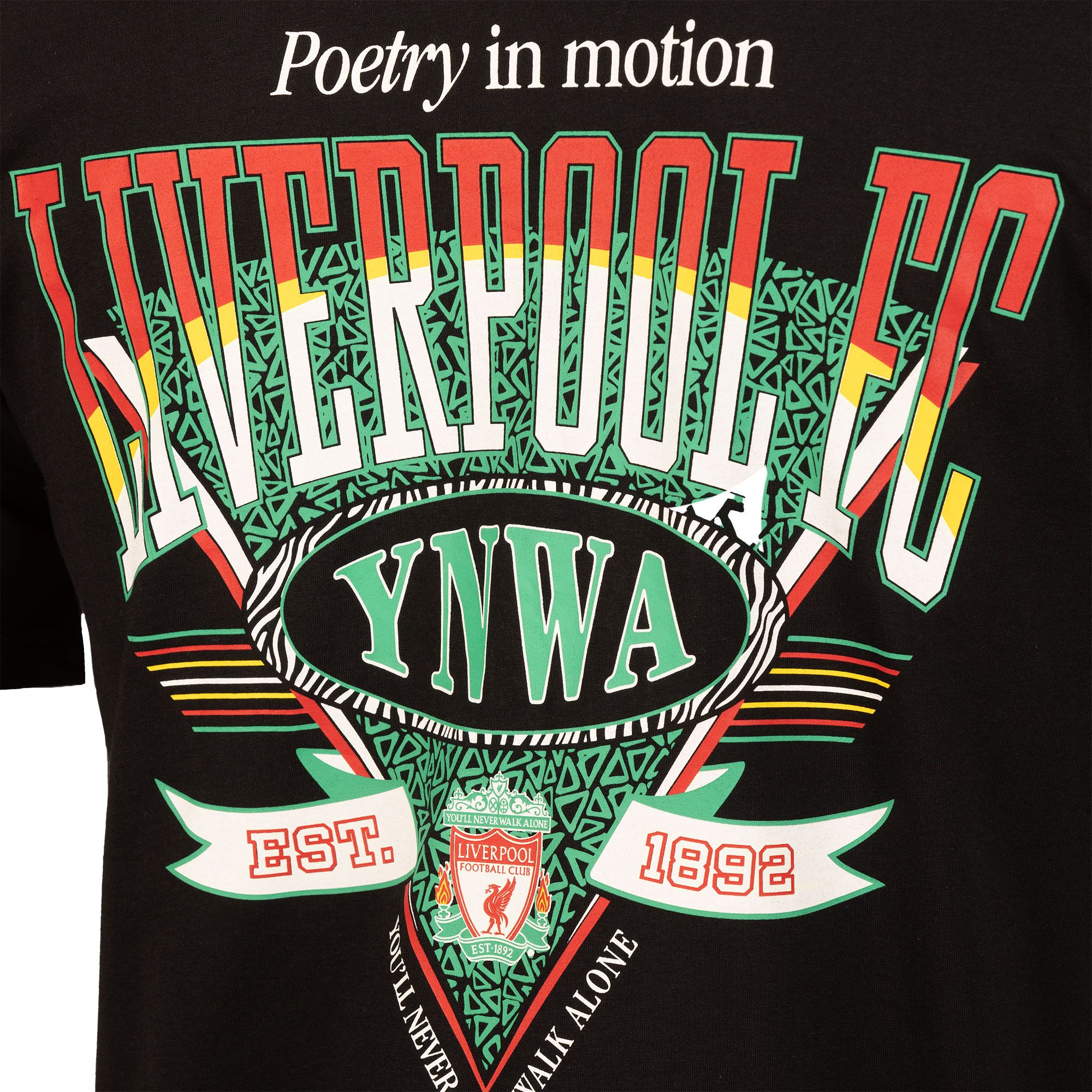 Sport Design Sweden Adult Liverpool FC 2023-2024 Retro Graphic Black T-Shirt product image