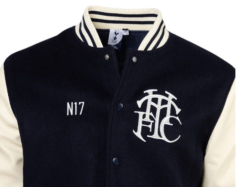 Sport Design Sweden Adult Tottenham Hotspur 2023-2024 Varsity Navy Button-Up Jacket product image