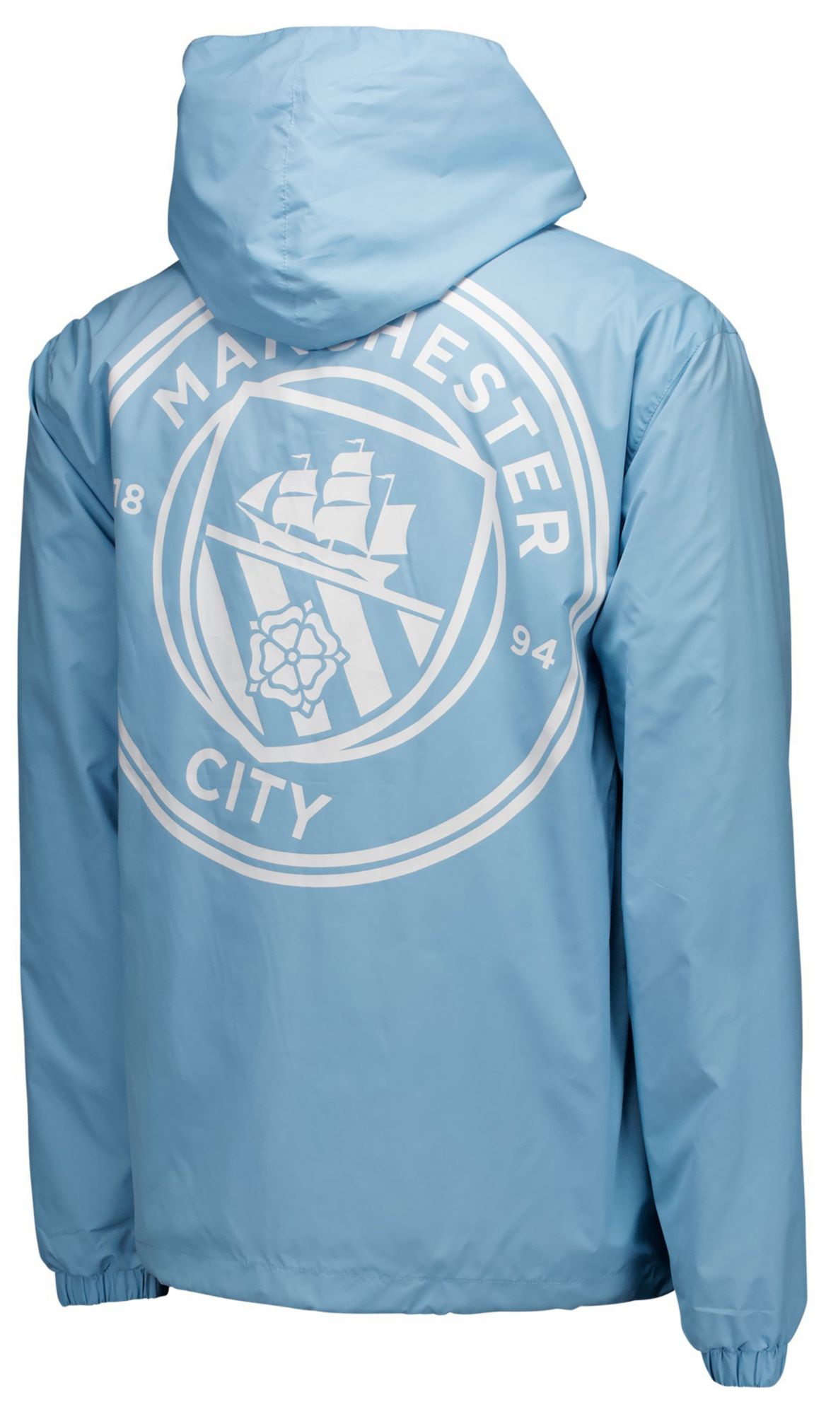 Sport Design Sweden Adult Manchester City 2023-2024 Light Blue Windbreaker Jacket product image