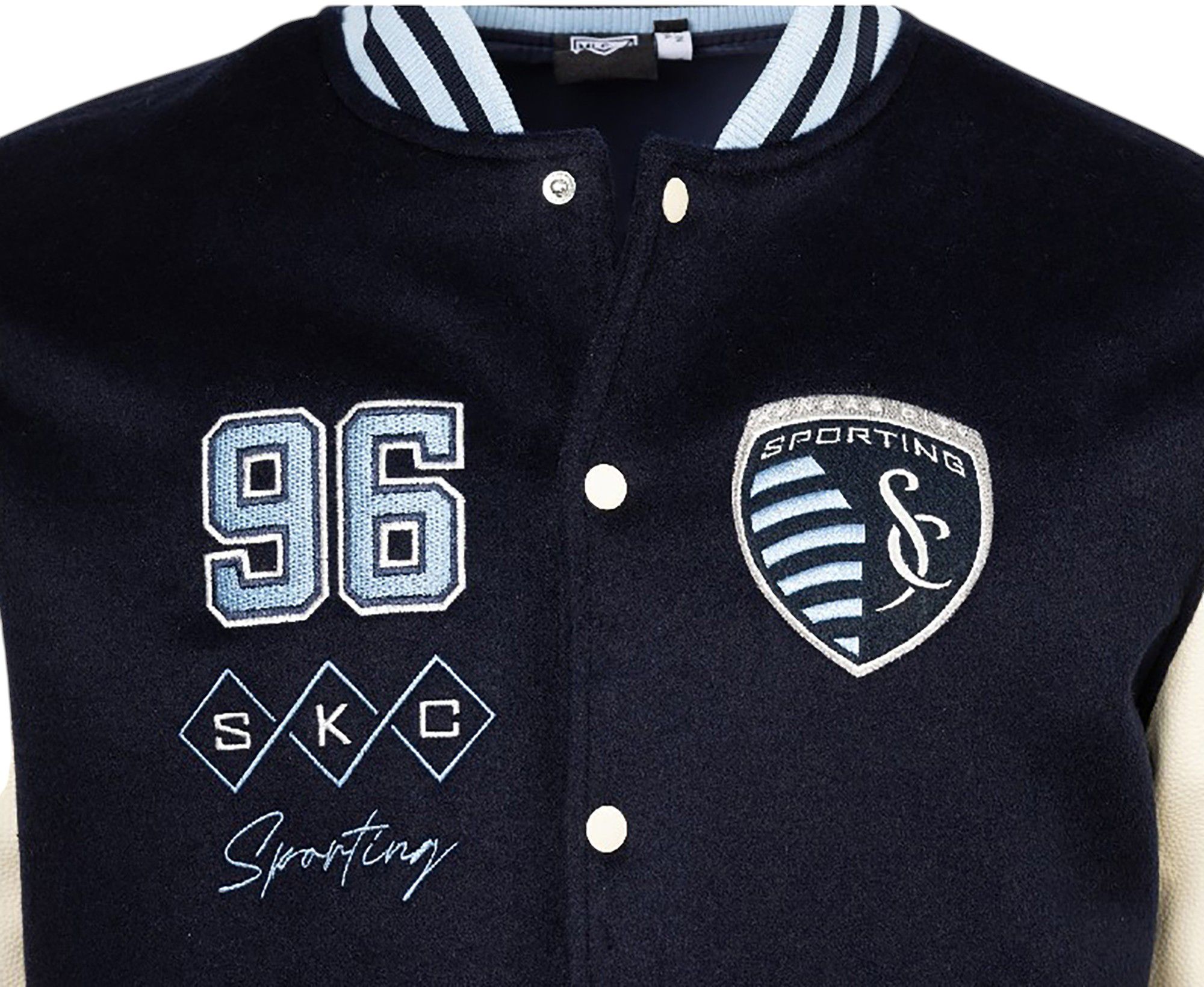 Sport Design Sweden Adult Sporting Kansas City Varsity Patch Navy Jacket product image