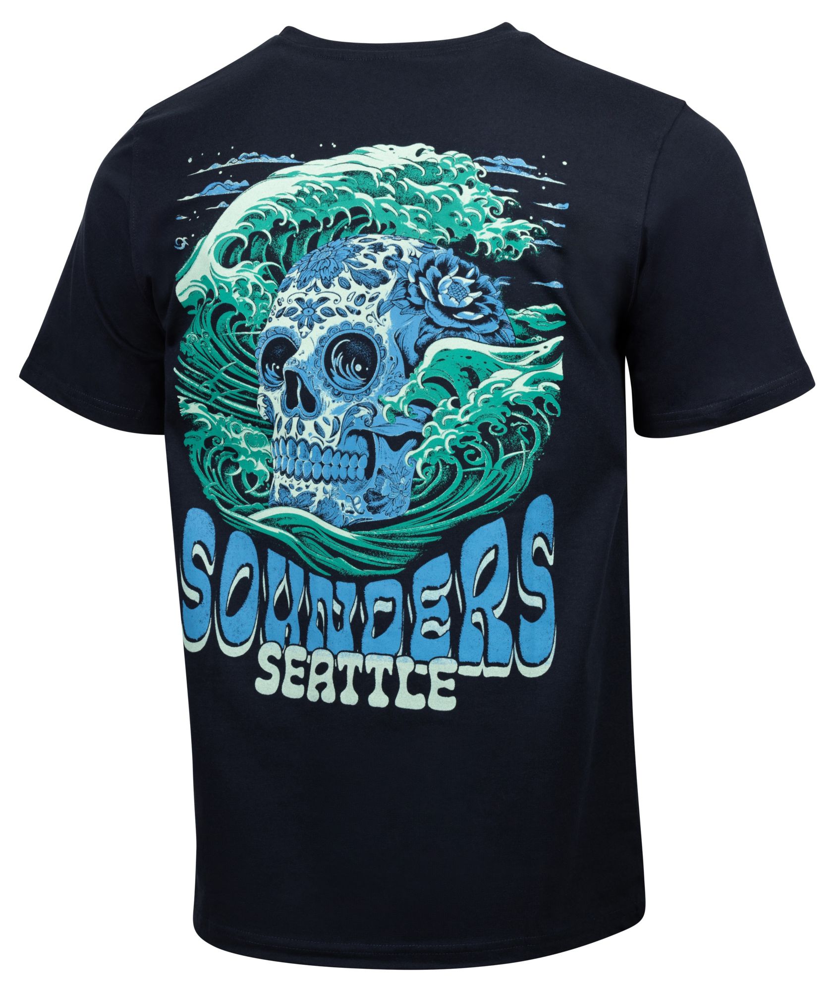 Sport Design Sweden Adult Seattle Sounders Multi Logo Navy T-Shirt product image