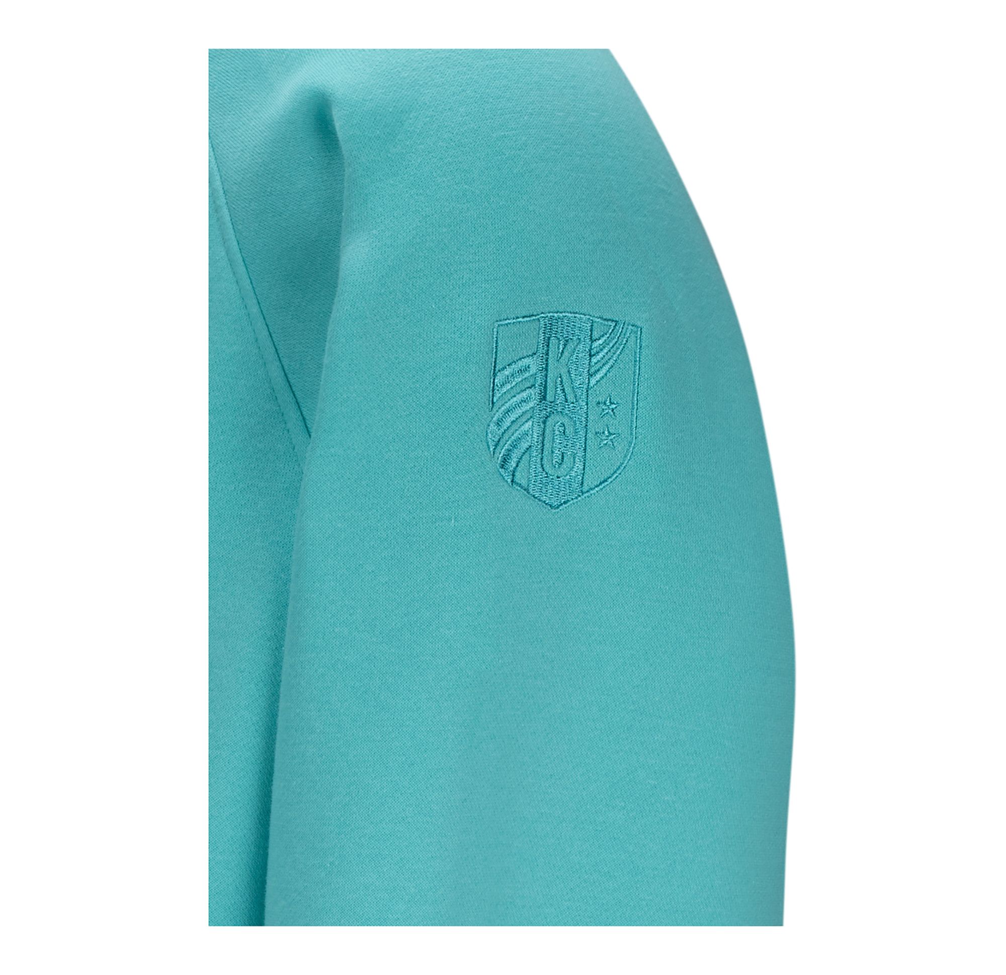 Sport Design Sweden Adult Kansas City Current 2024 NWSL League Teal Pullover Hoodie product image