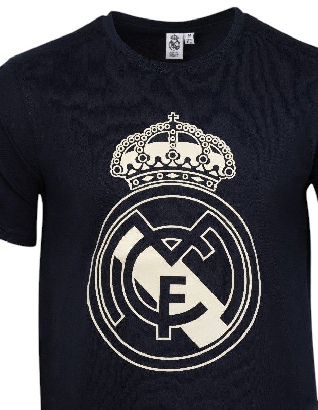 Sport Design Sweden Men's Real Madrid Navy Logo T-Shirt product image