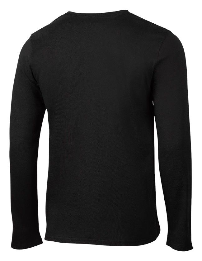 Sport Design Sweden Men's Real Madrid Black Logo Long Sleeve T-Shirt product image