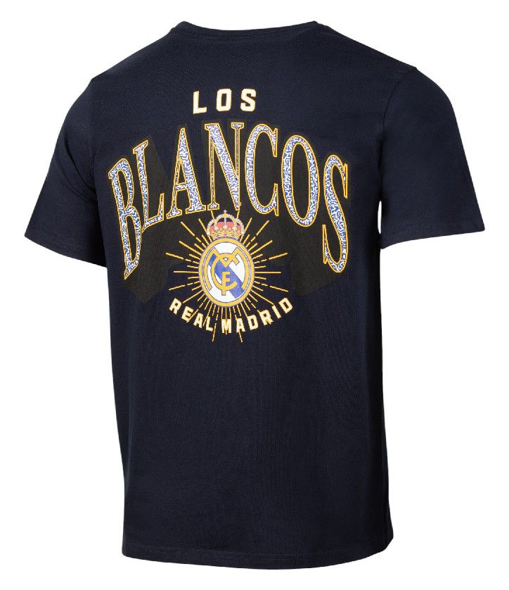 Sport Design Sweden Men's Real Madrid Los Blancos Navy Logo T-Shirt product image