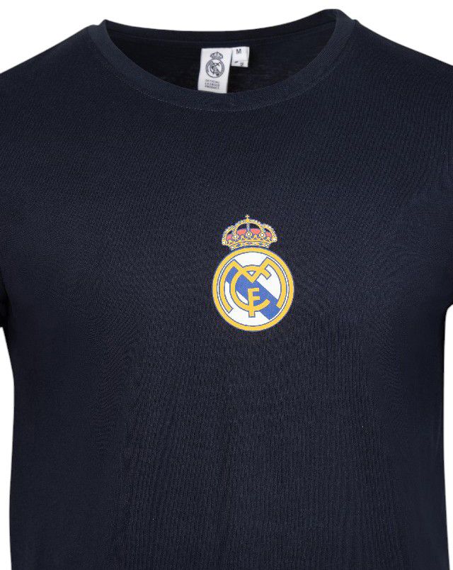 Sport Design Sweden Men's Real Madrid Los Blancos Navy Logo T-Shirt product image