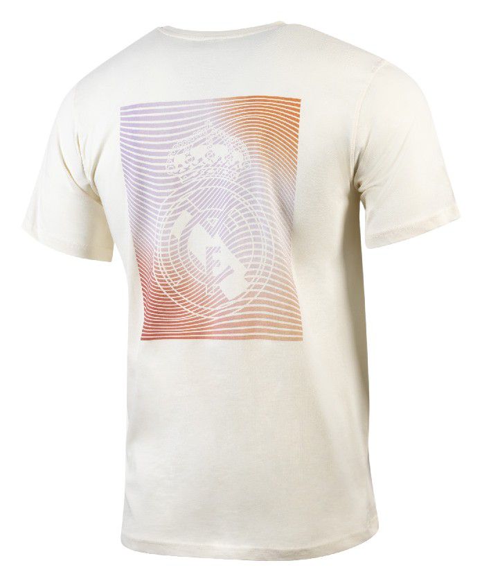 Sport Design Sweden Men's Real Madrid Off White Logo Fade T-Shirt product image