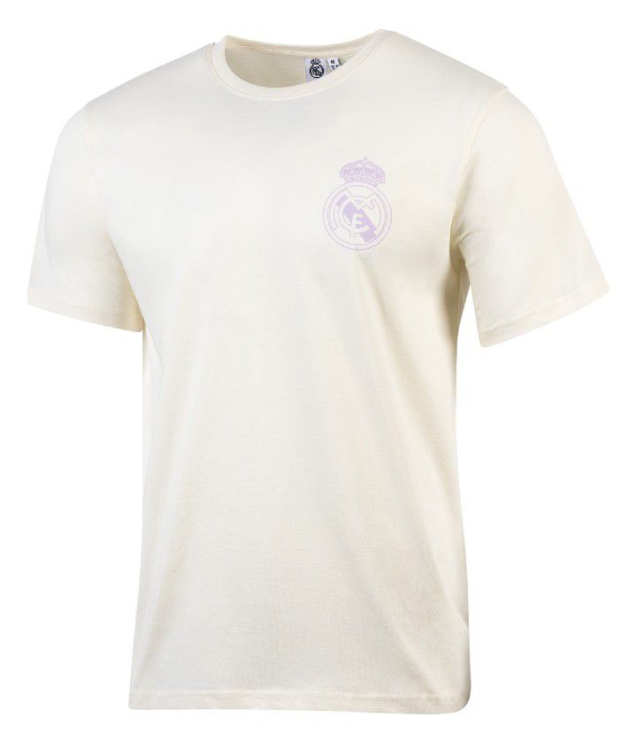 Sport Design Sweden Men's Real Madrid Off White Logo Fade T-Shirt product image
