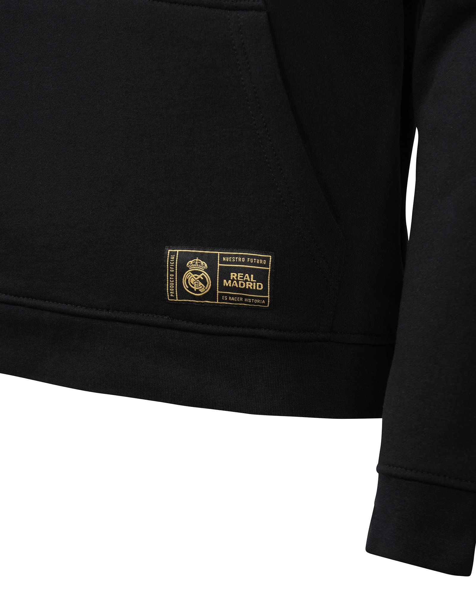 Sport Design Sweden Men's Real Madrid Black Logo Pullover Hoodie product image