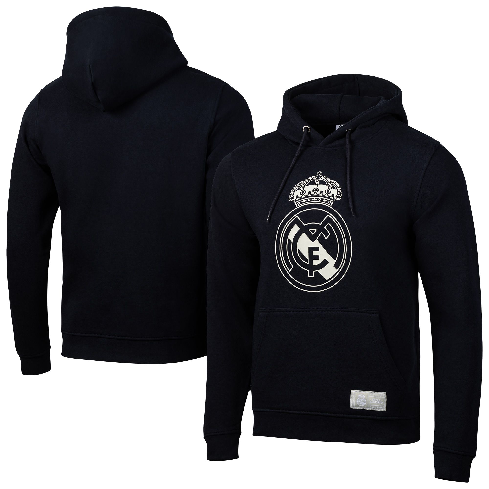 Sport Design Sweden Men's Real Madrid Team Script Navy Over-Sized Pullover Hoodie product image